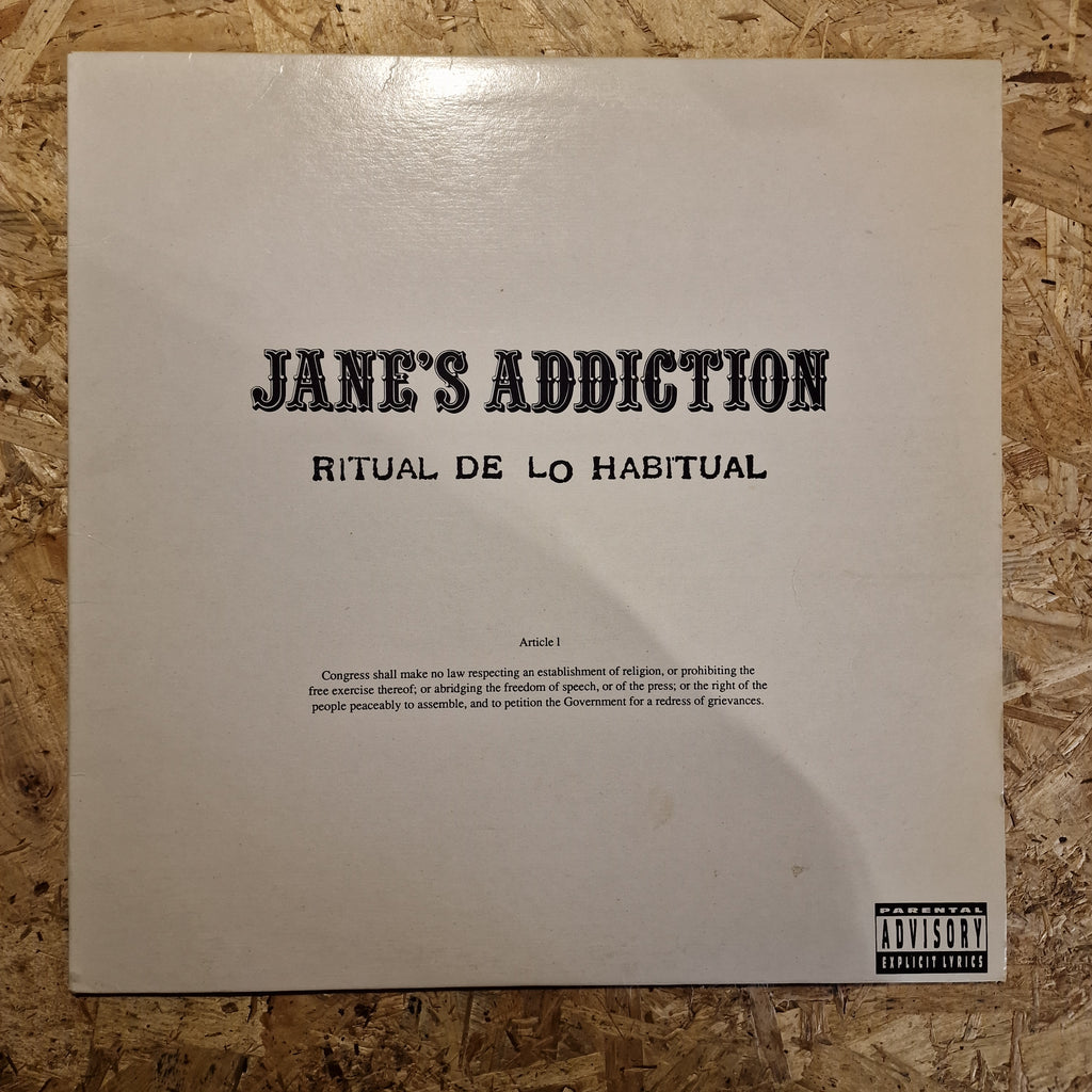 Jane's Addiction – Ritual De Lo Habitual