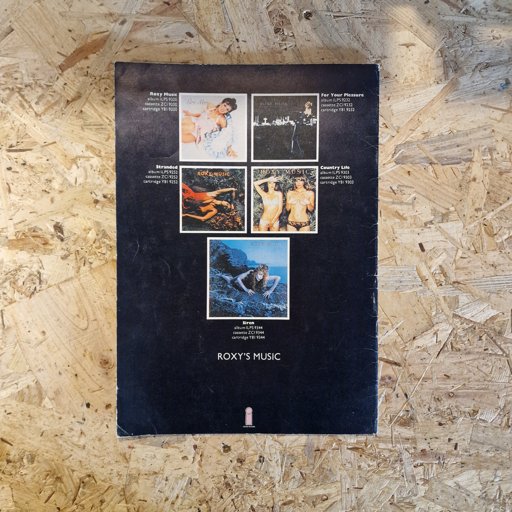 Roxy Music - Siren Tour Programme (1975)