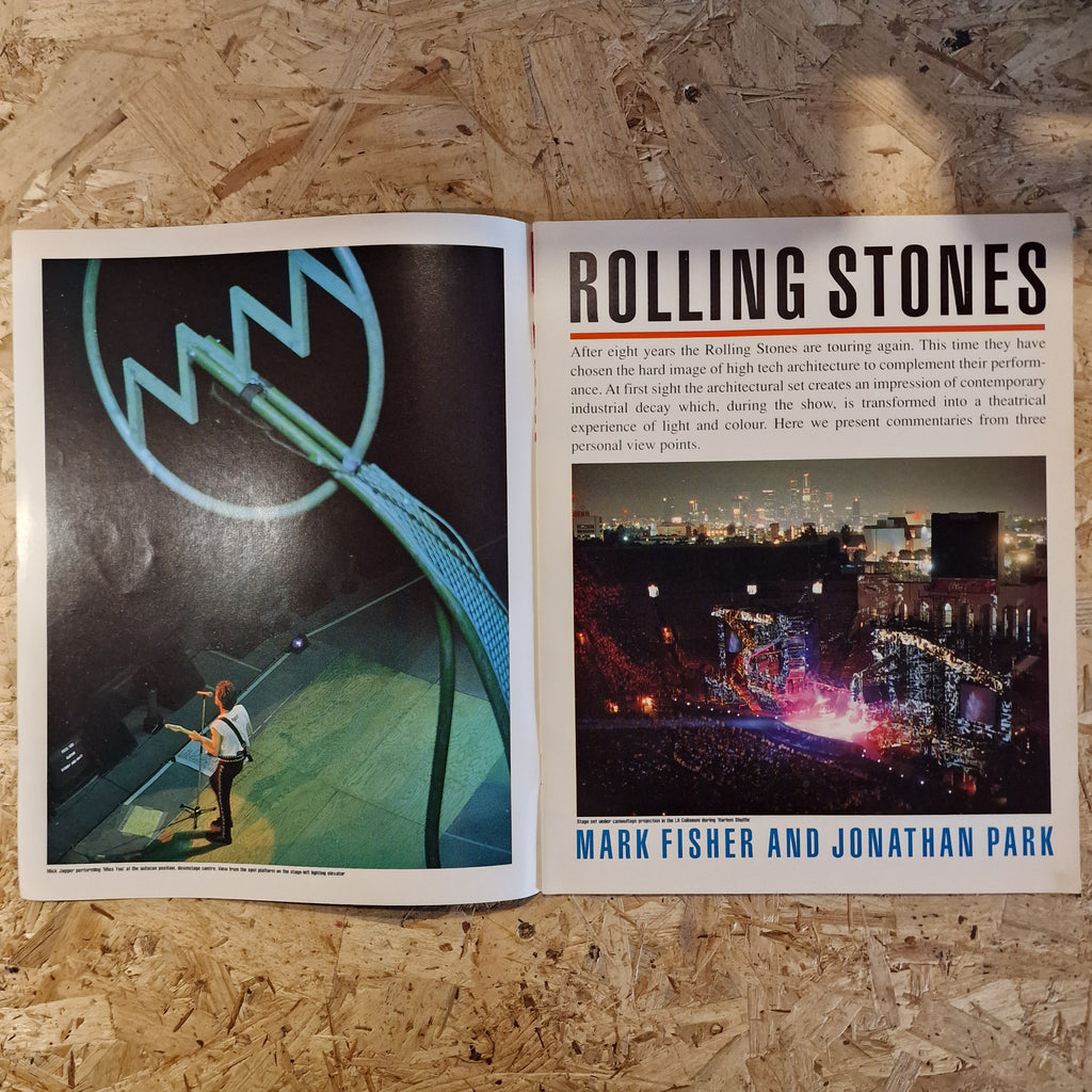 The Rolling Stones - Steel Wheels Architectural Design Brochure (1990)