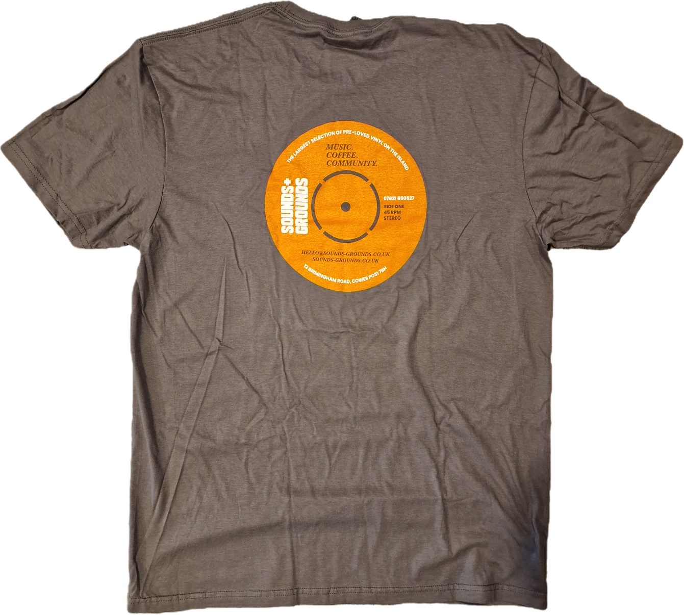 Coffee Bean Headphone Tee (Grey)