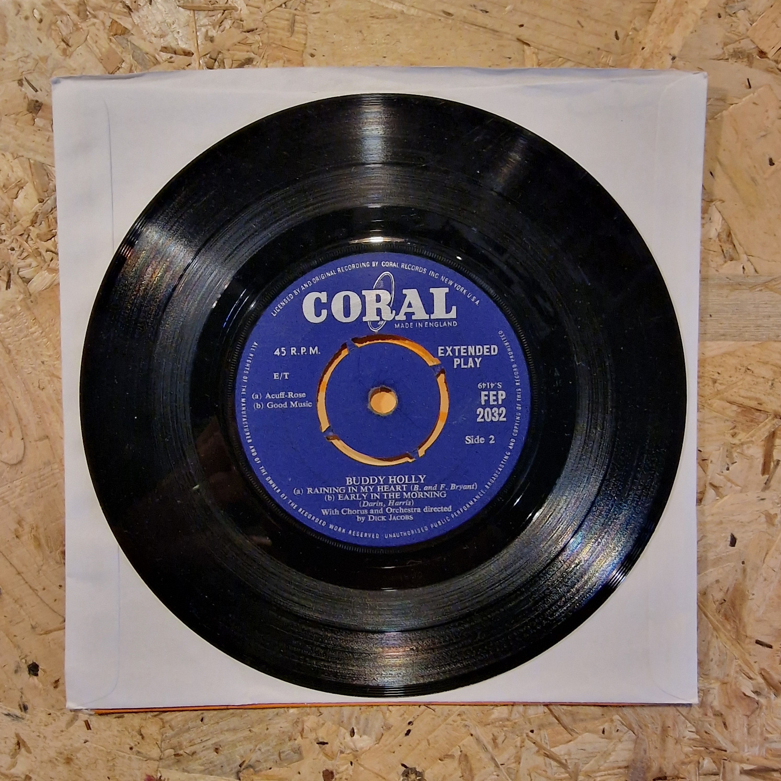Buddy Holly – Buddy Holly 1963 UK Press 7" EP