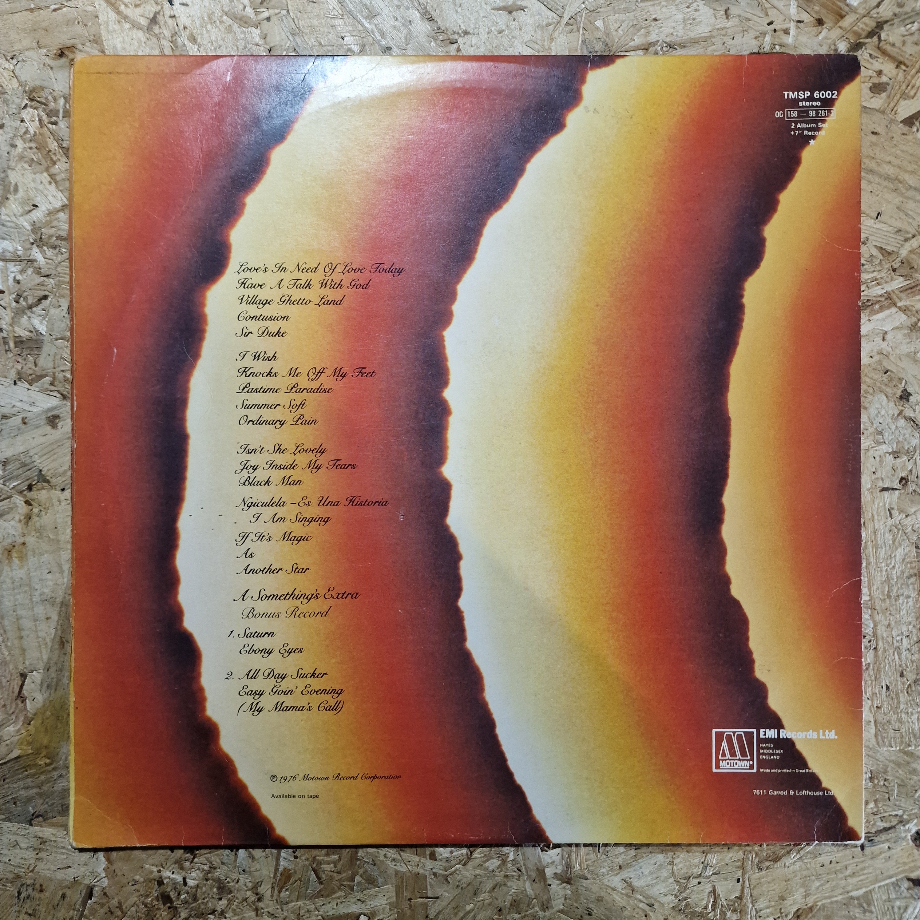 Stevie Wonder – Songs In The Key Of Life