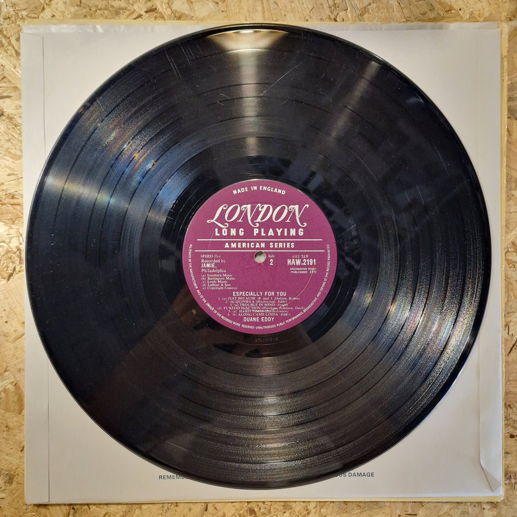 Duane Eddy His "Twangy" Guitar And The Rebels – Especially For You