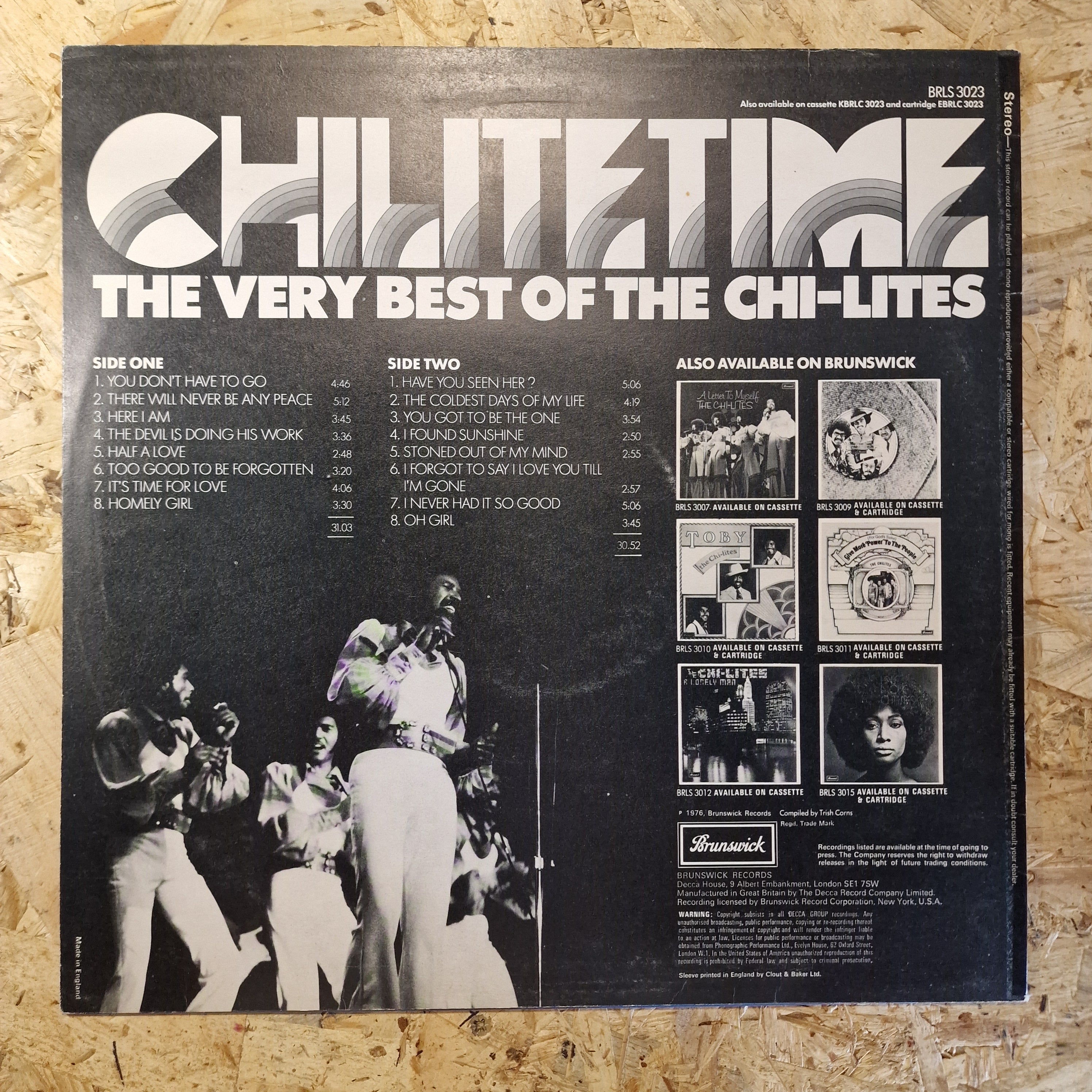 The Chi-Lites – Chi-Lite Time - The Very Best Of The Chi-Lites