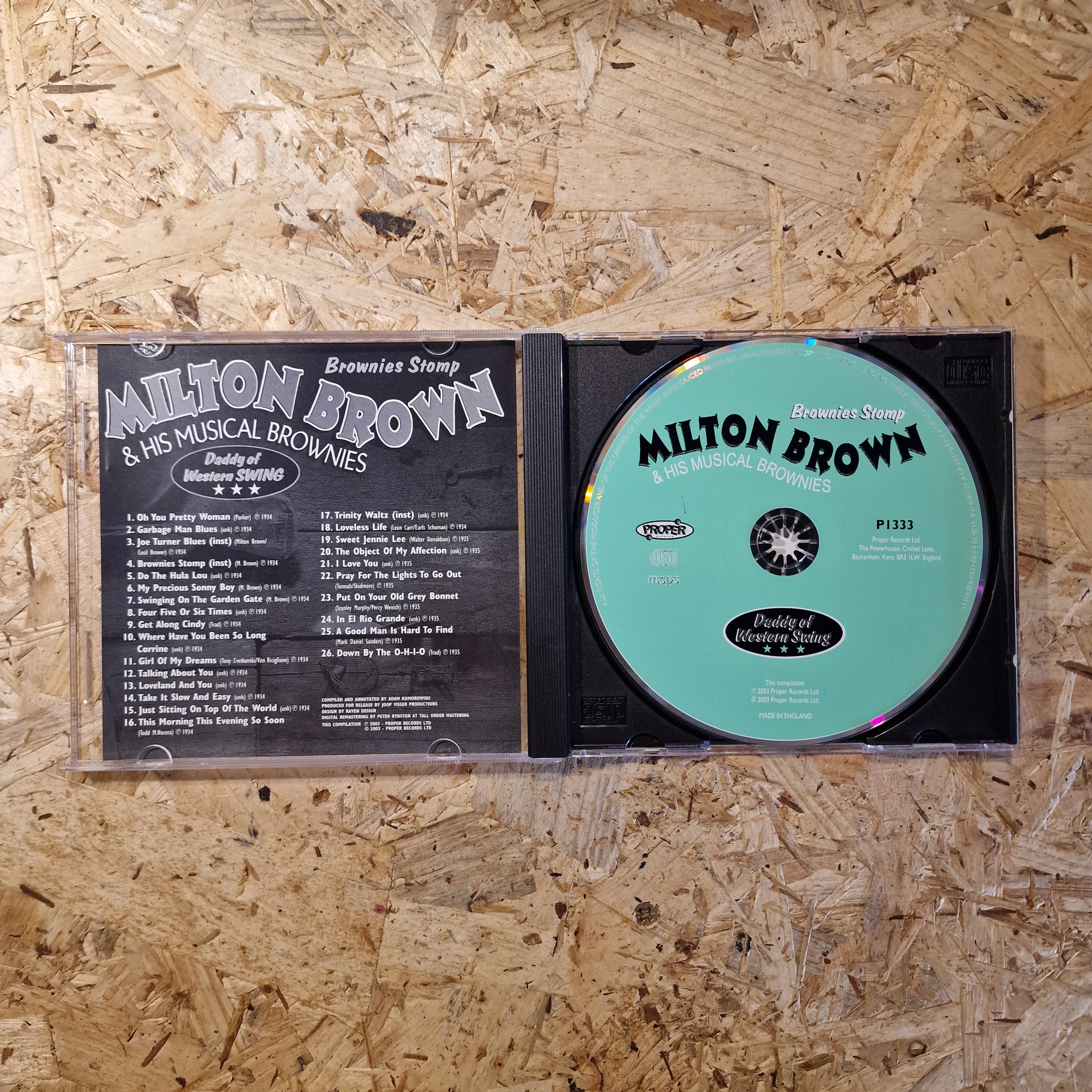 Milton Brown & His Musical Brownies – Daddy Of Western Swing