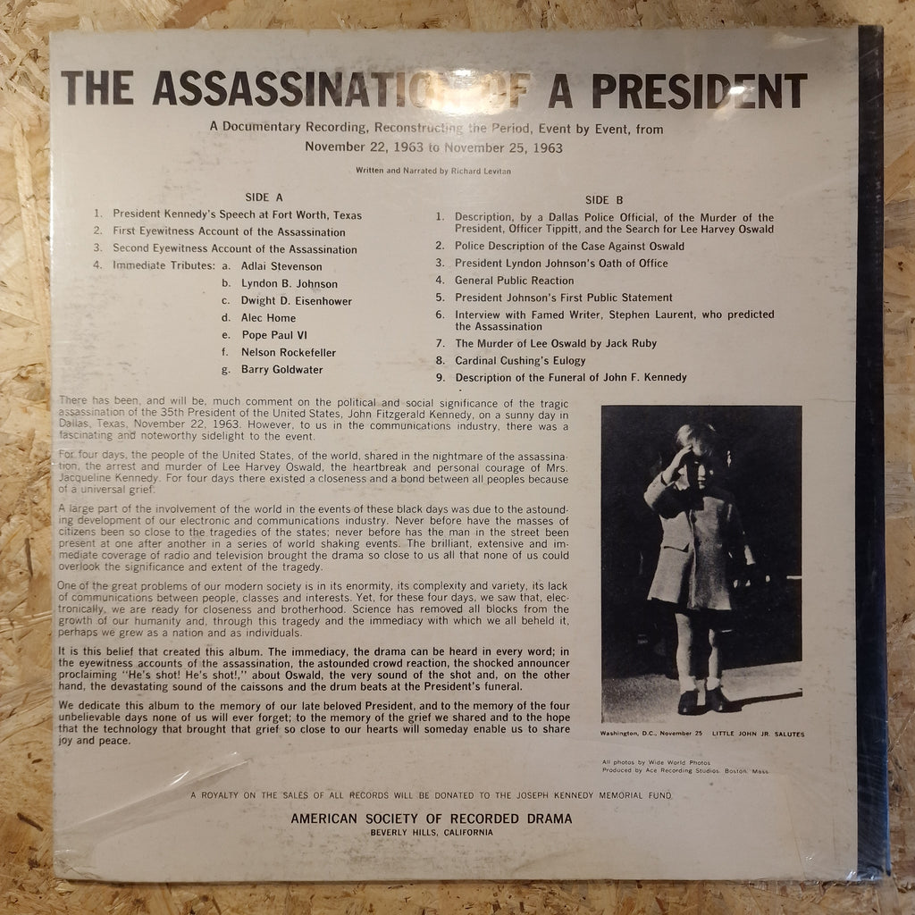 Richard Levitan ‎– The Assassination Of A President