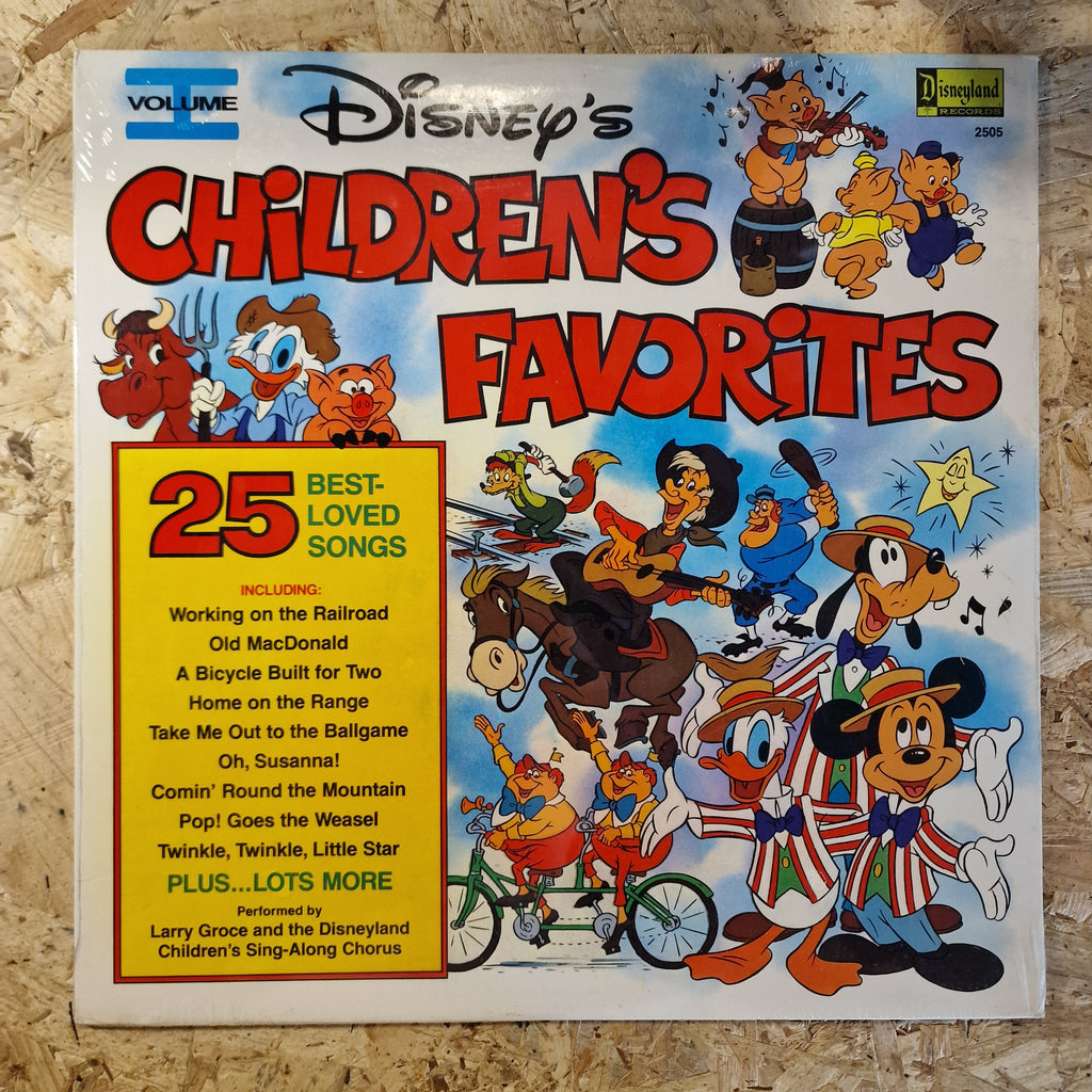 Larry Groce And The Disneyland Children's Sing-Along Chorus – Disney's Children's Favorites (Volume I)