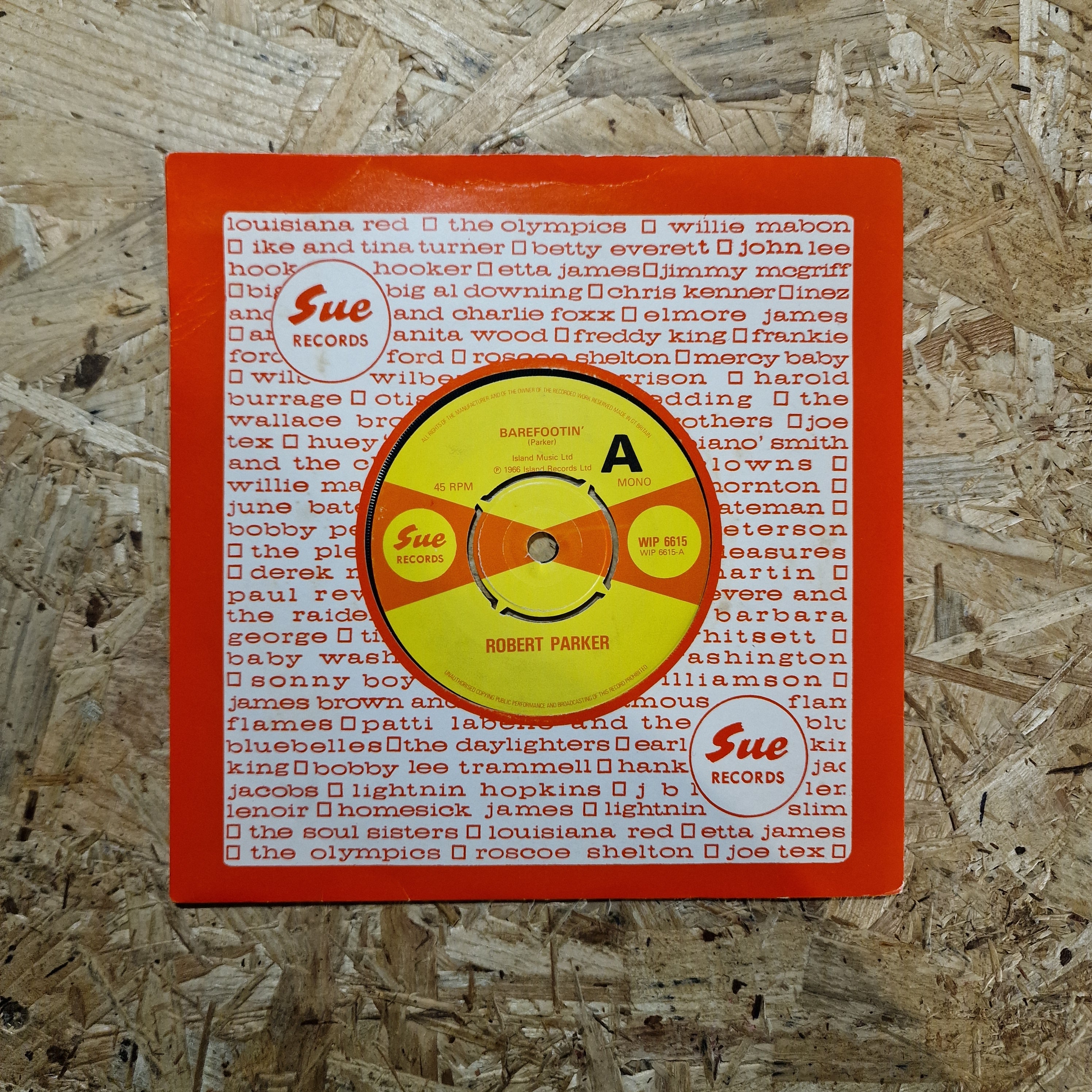Robert Parker / Julien Covey / The Anglos – Barefootin' / A Little Bit Hurt / Incense