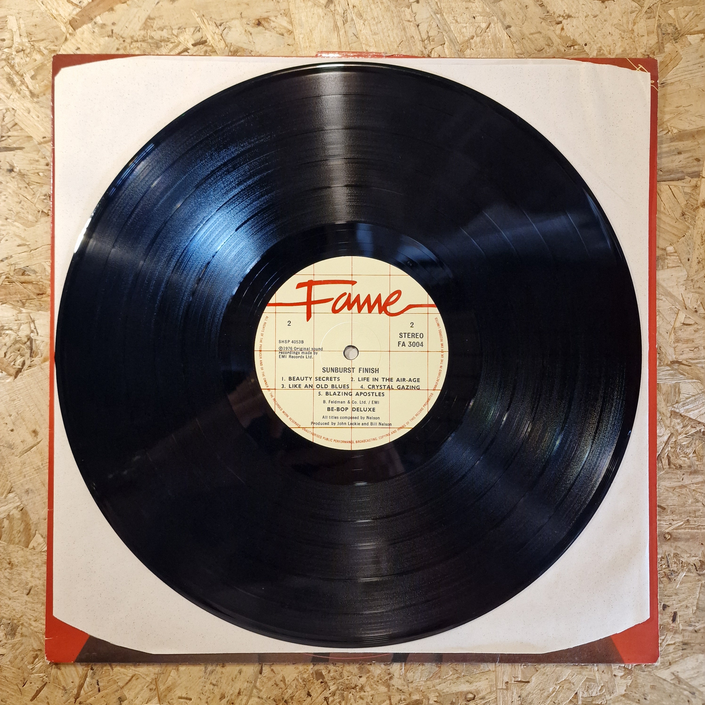 Be-Bop Deluxe – Sunburst Finish