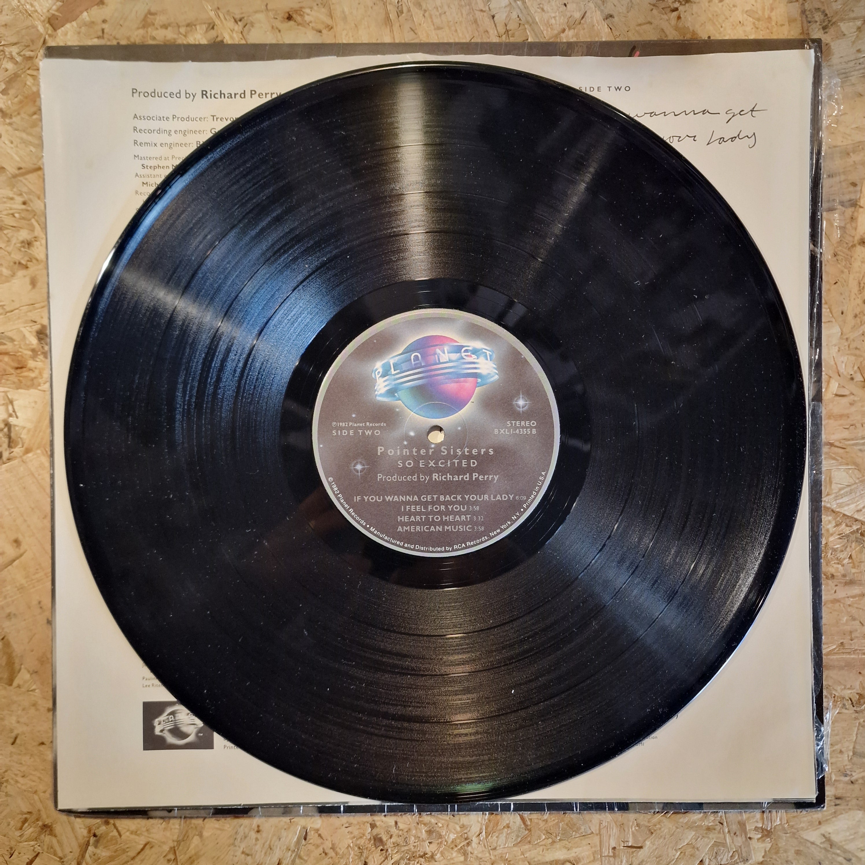 Pointer Sisters – So Excited! 1982 US Press