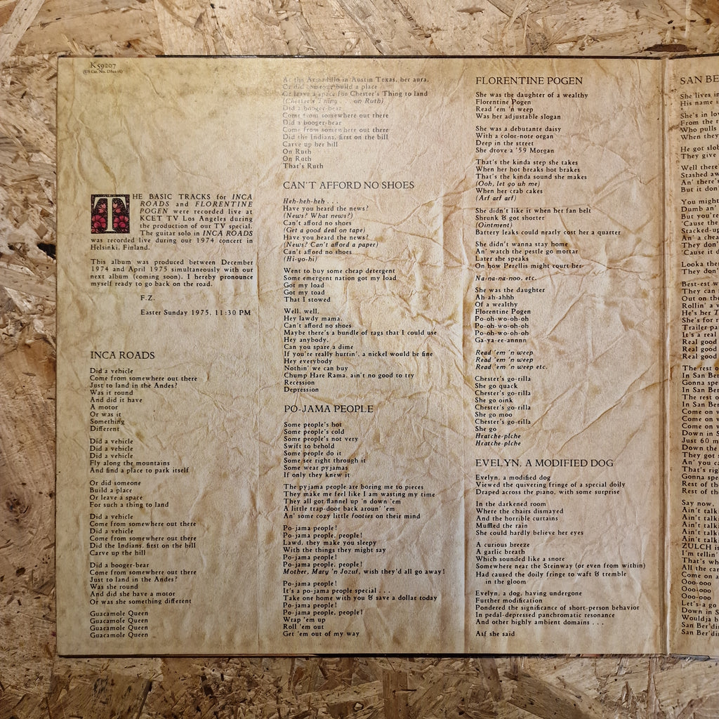 Frank Zappa And The Mothers Of Invention – One Size Fits All