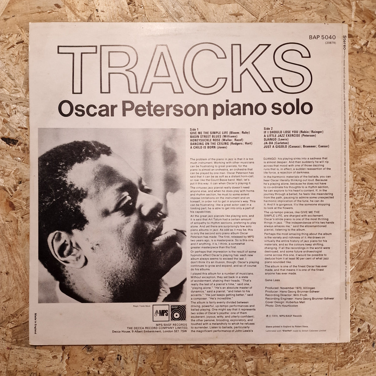 Oscar Peterson – Tracks
