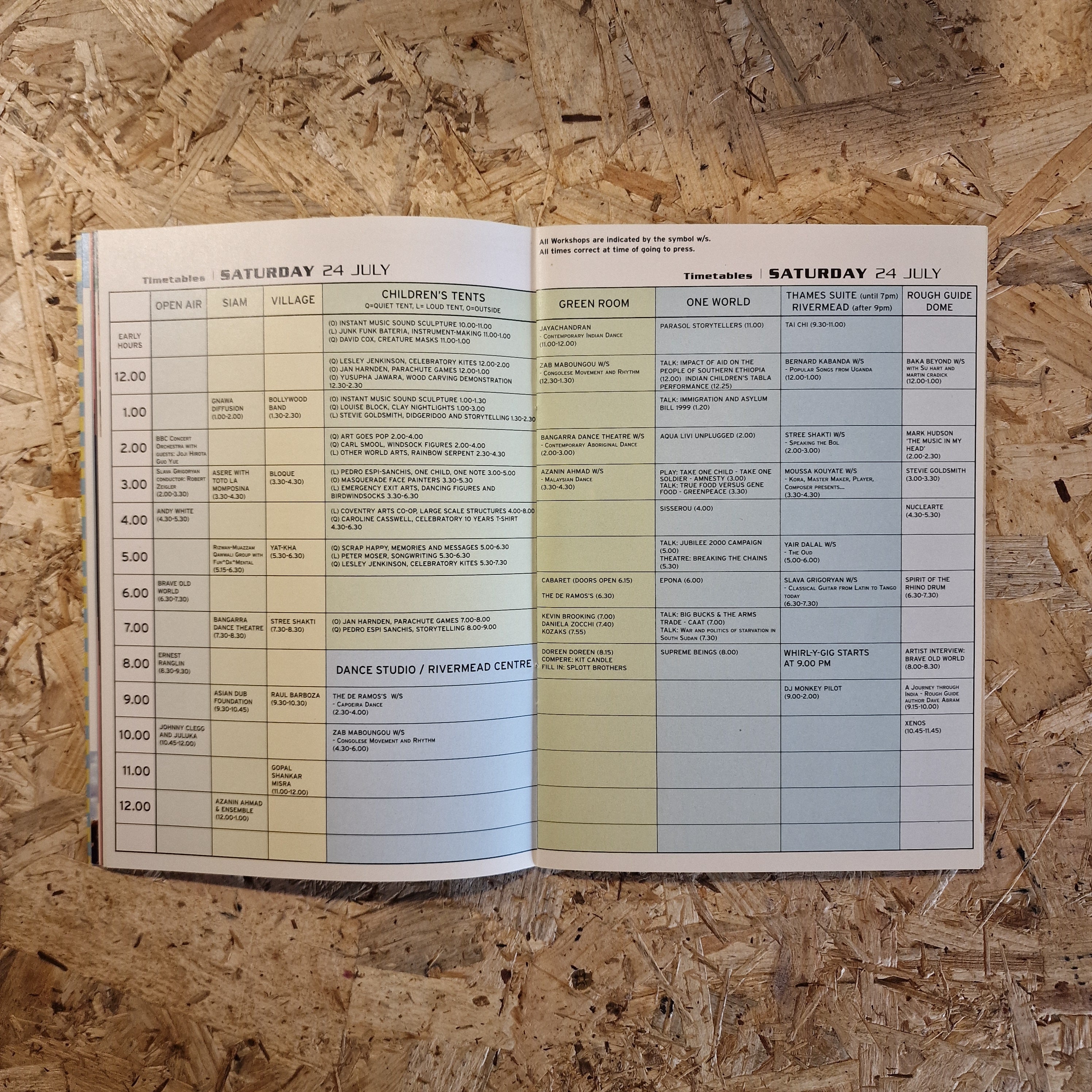 WOMAD Festival - Official Programme (1999)