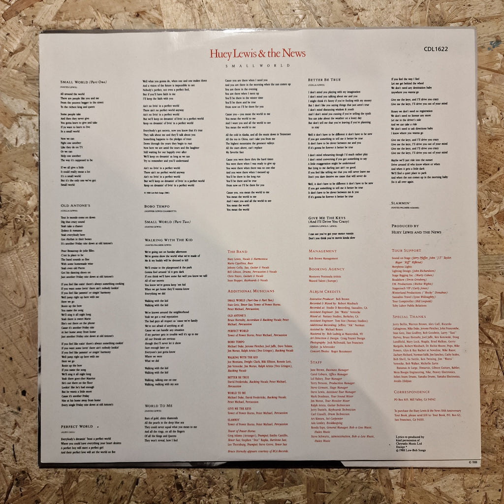 Huey Lewis & The News – Small World