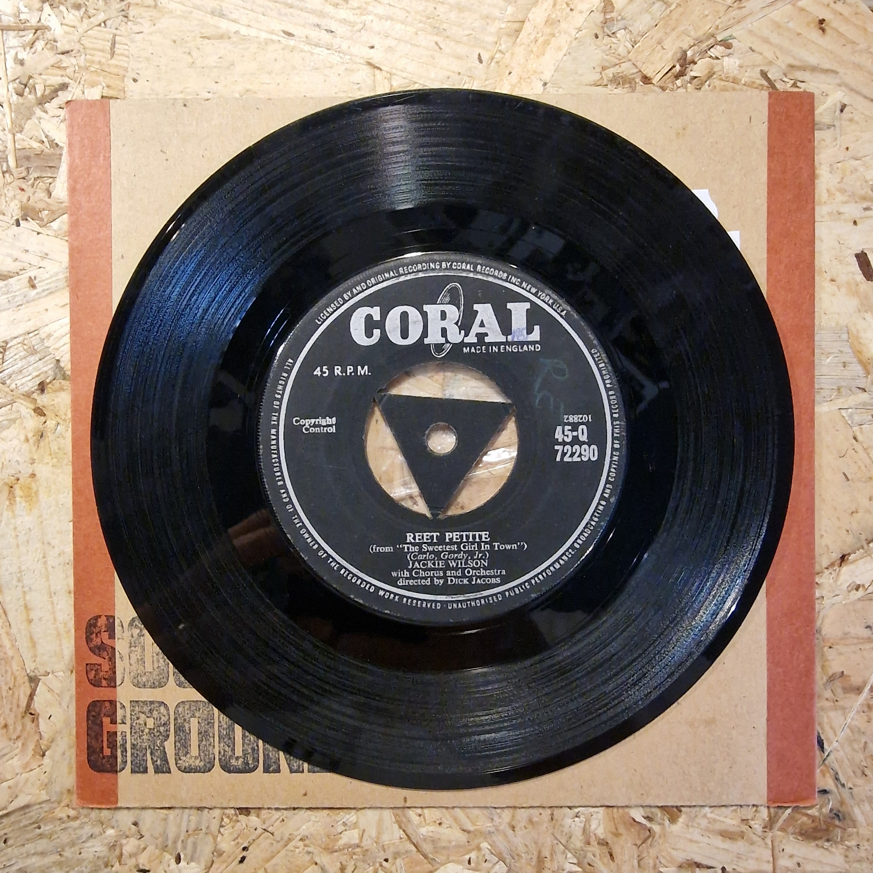Jackie Wilson – Reet Petite 7" Single 1957 UK Press