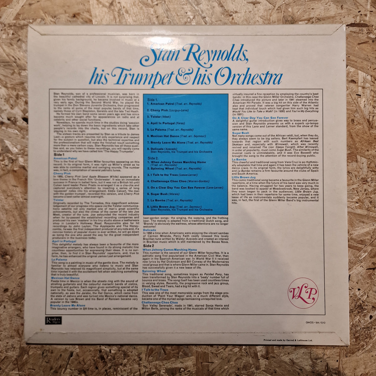 Stan Reynolds, His Trumpet & His Orchestra – The Happy Trumpeter