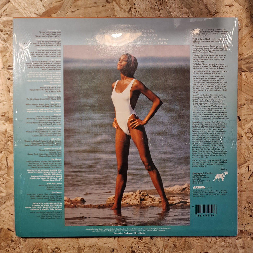 Whitney Houston ‎– Whitney Houston 1985 US Press