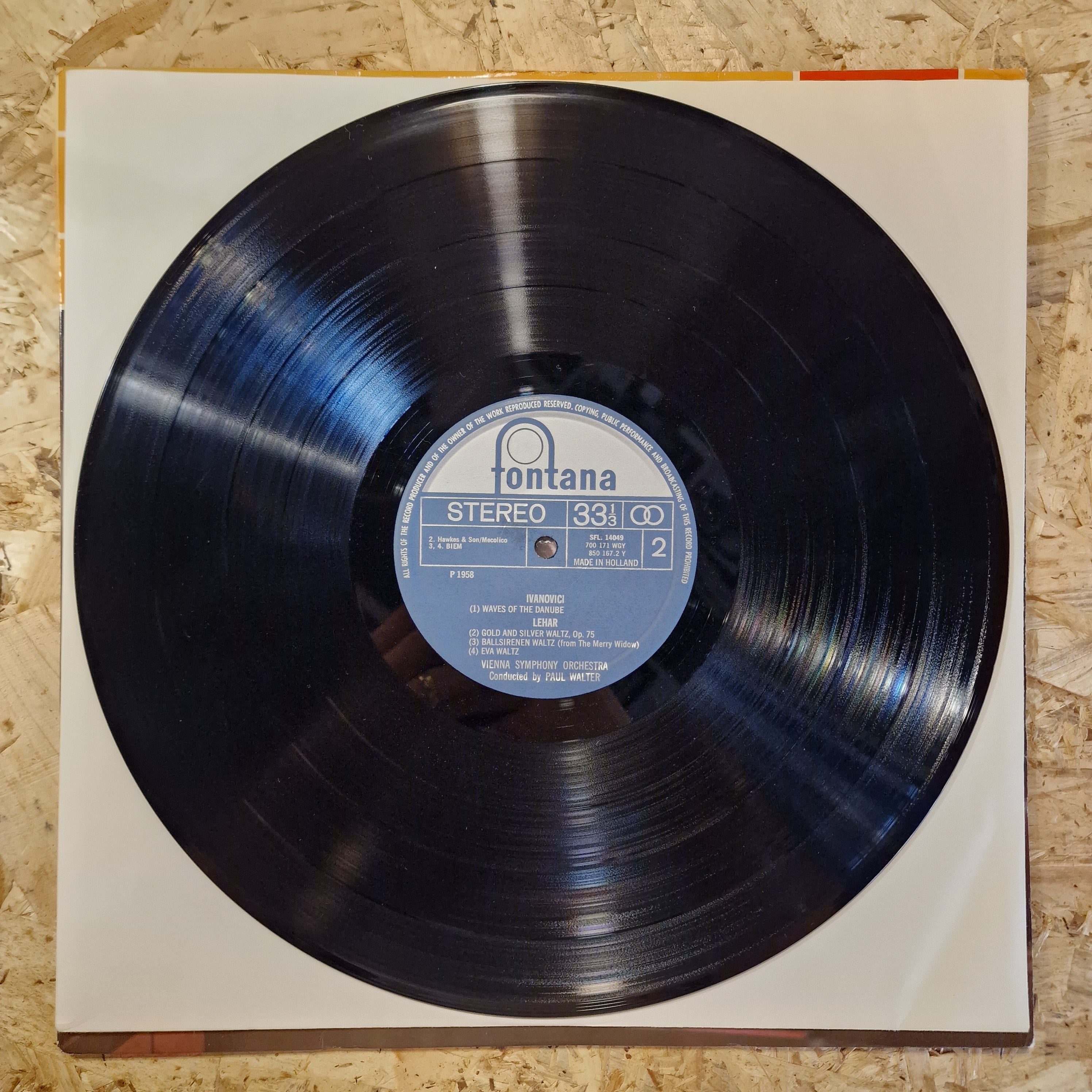 Waldteufel, Ivanovici, Lehar, Vienna Symphony Orchestra, Wilhelm Loibner, Paul Walter – The Skaters' Waltz, Op.183; Estudiantina, Op.191; España, Op.236; Très Jolie, Op.159; Waves Of The Danube; Gold And Silver Waltz, Op.75; Ballsirenen; Eva Waltz