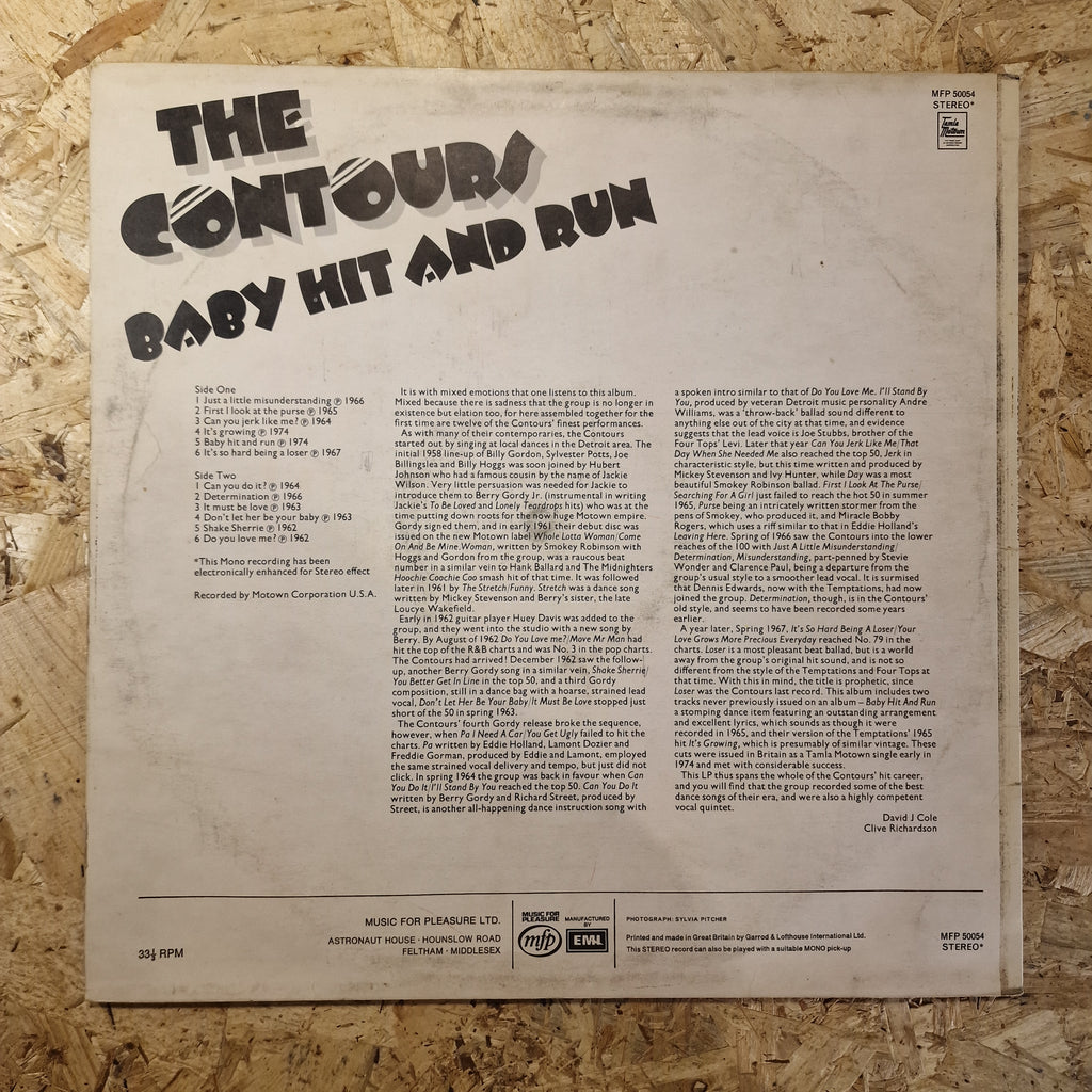 The Contours – Baby Hit And Run