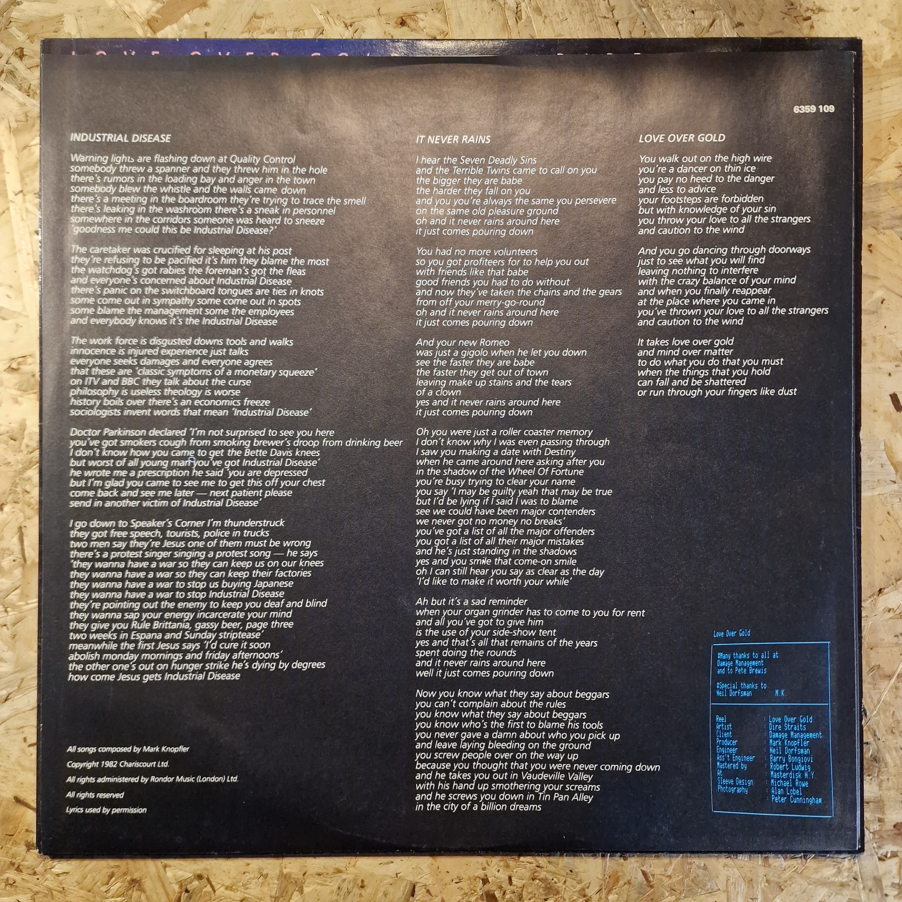 Dire Straits – Love Over Gold