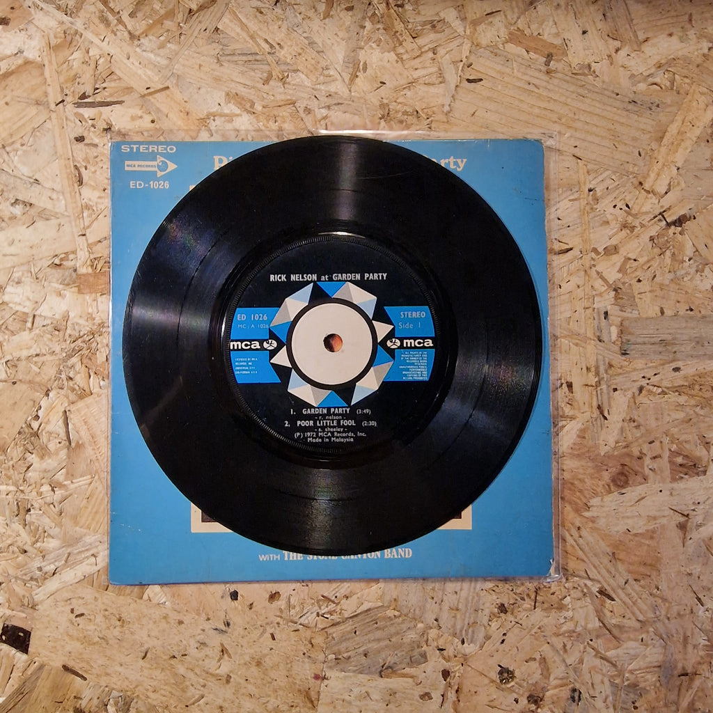 Rick Nelson ‎– Rick Nelson At Garden Party 7" Single
