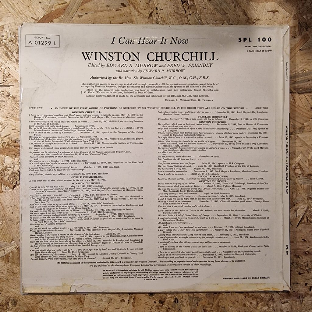 Winston Churchill – I Can Hear It Now