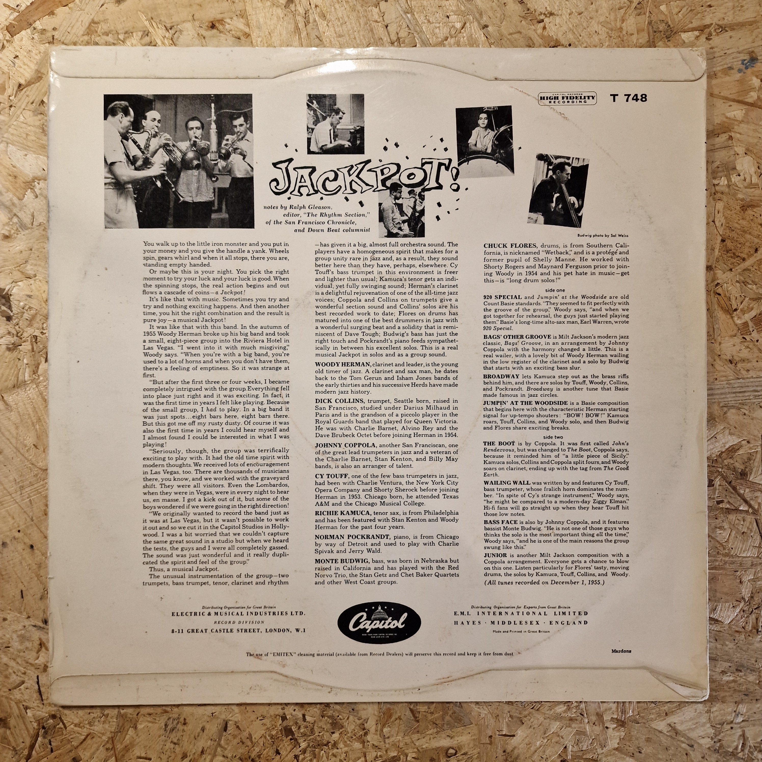 Woody Herman And The Las Vegas Herd – Jackpot!