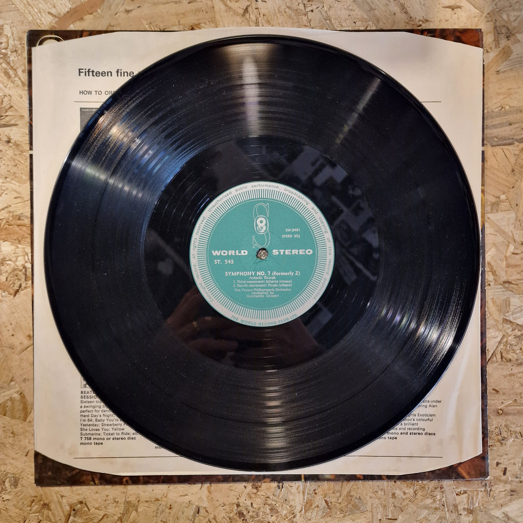 Dvorak*, Vienna Philharmonic Orchestra* Conducted By Constantin Silvestri ‎– Symphony No. 7 In D Minor, Op. 70 1960's UK Press