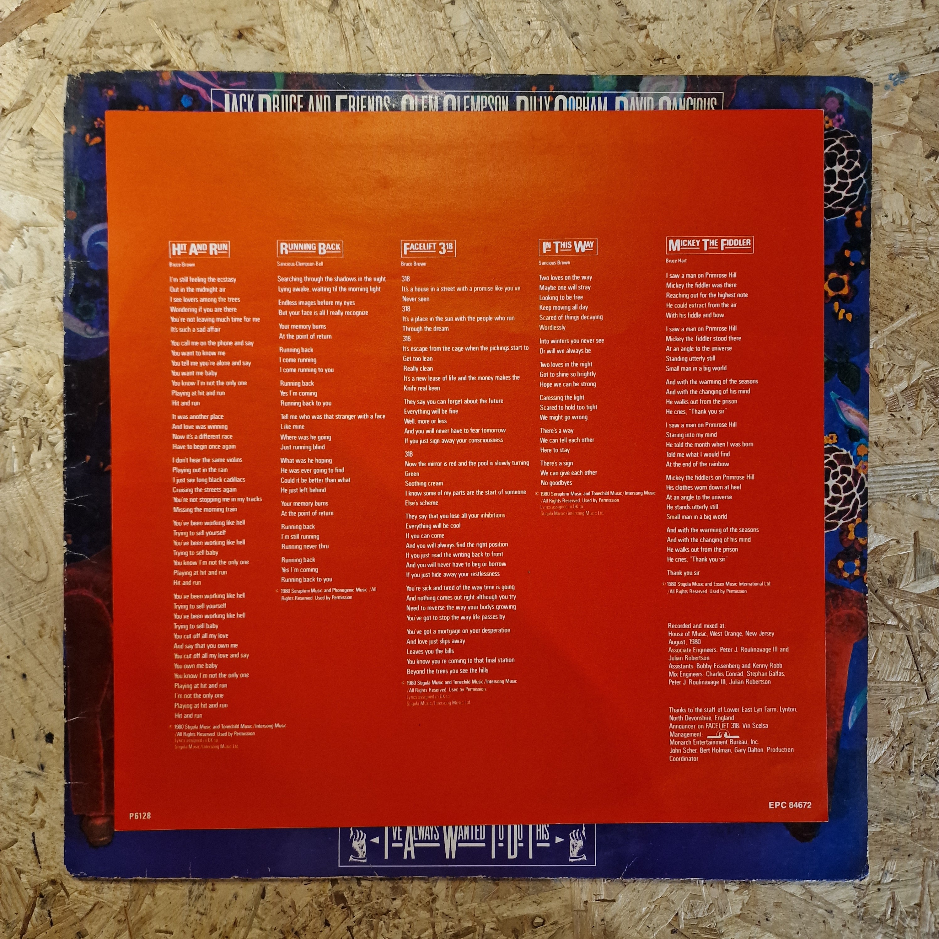 Jack Bruce And Friends – I've Always Wanted To Do This