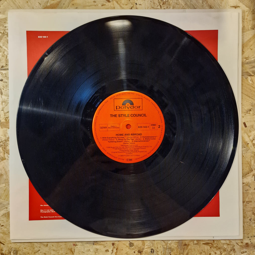 The Style Council ‎– Home & Abroad - The Style Council, Live!