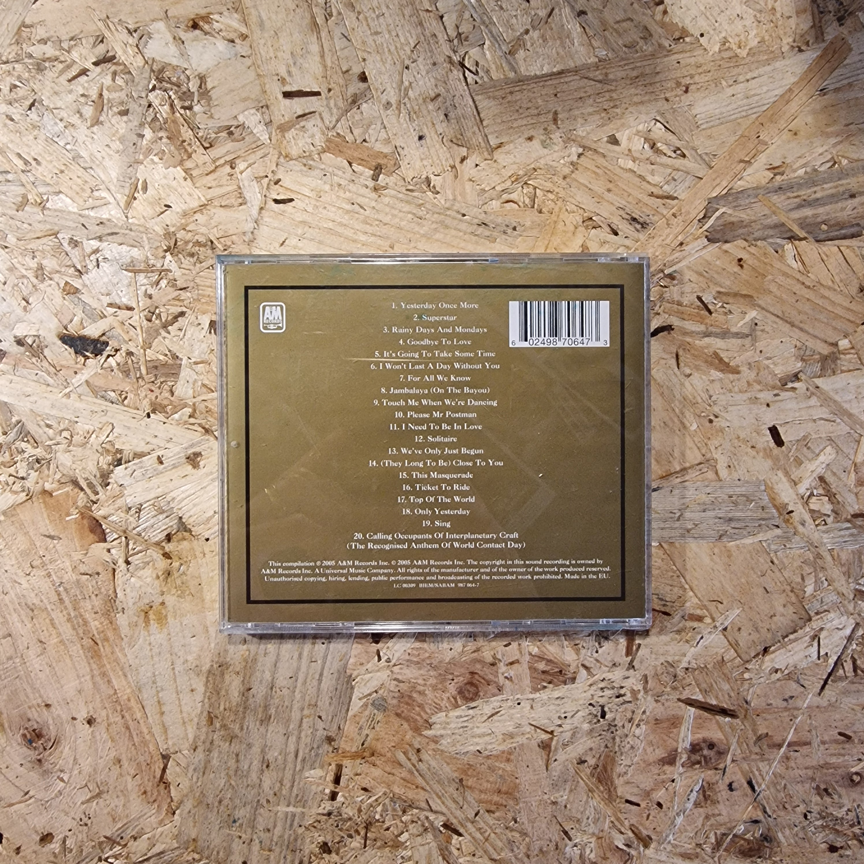 Carpenters – Carpenters Gold Greatest Hits