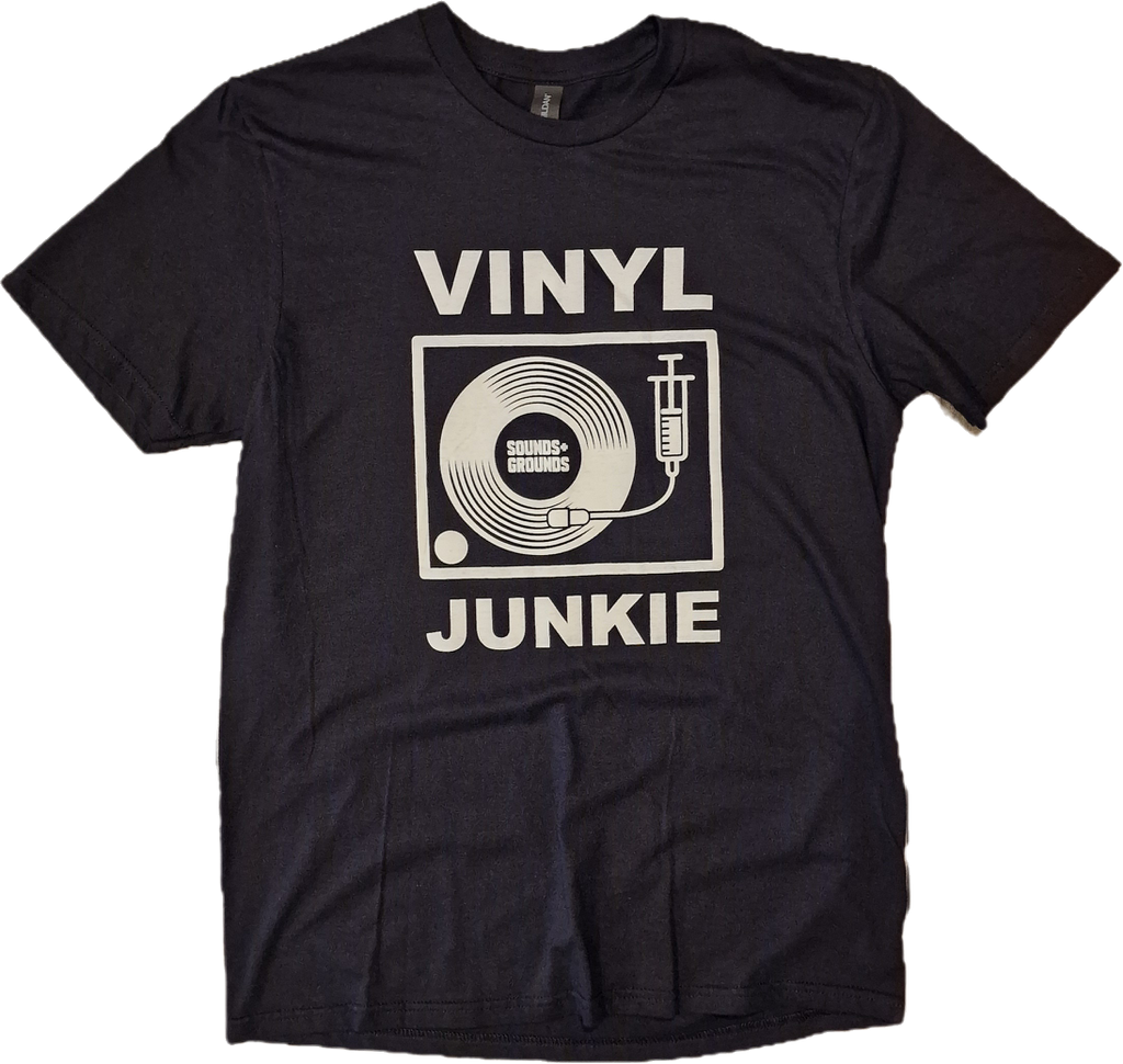 Vinyl Junkie Tee (Black)