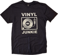 Vinyl Junkie Tee (Black)
