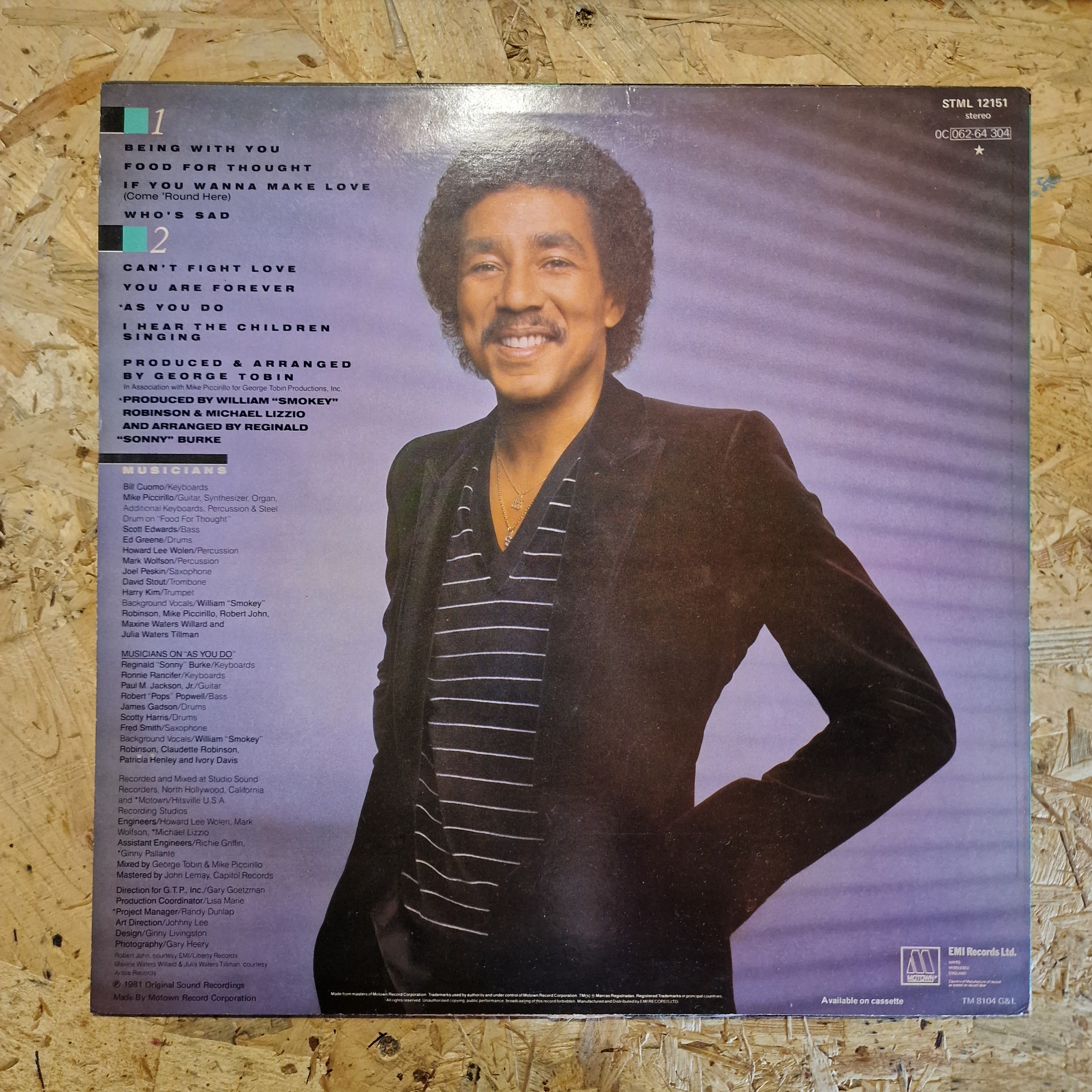 Smokey Robinson ‎– Being With You