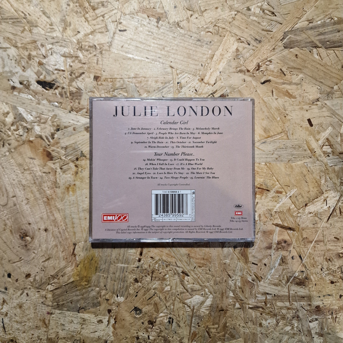 Julie London – Calendar Girl / Your Number Please ...