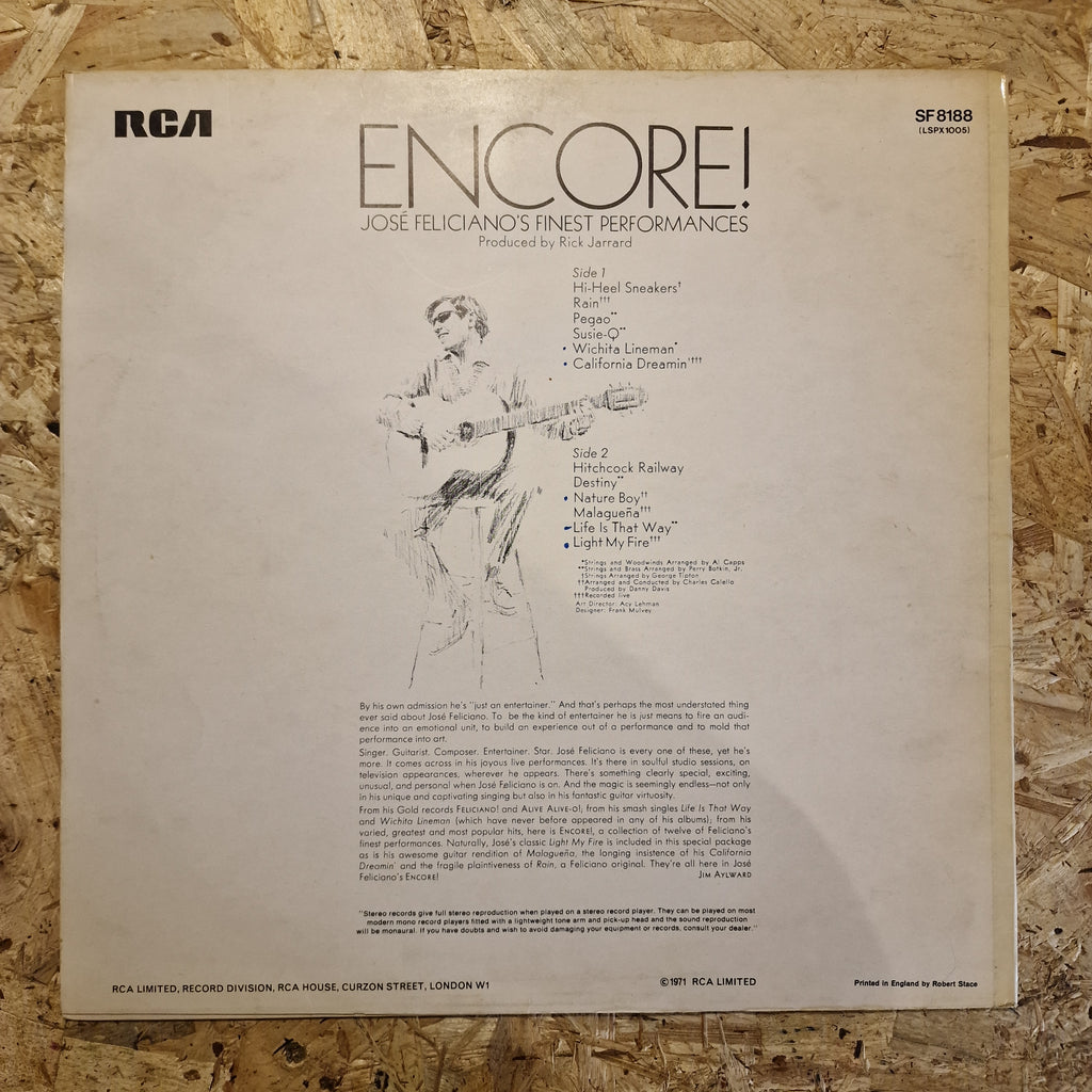 José Feliciano – Encore! José Feliciano's Finest Performances