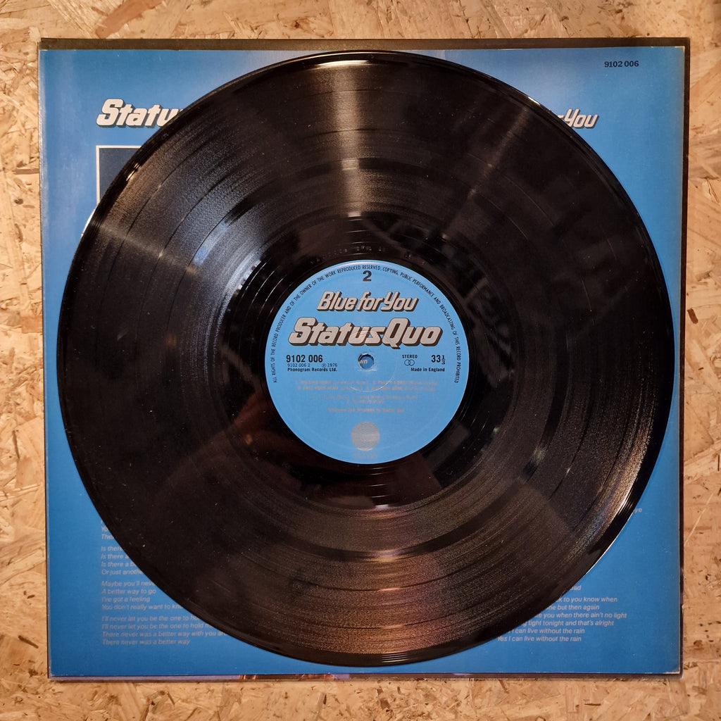 Status Quo – Blue For You 1976 UK Press