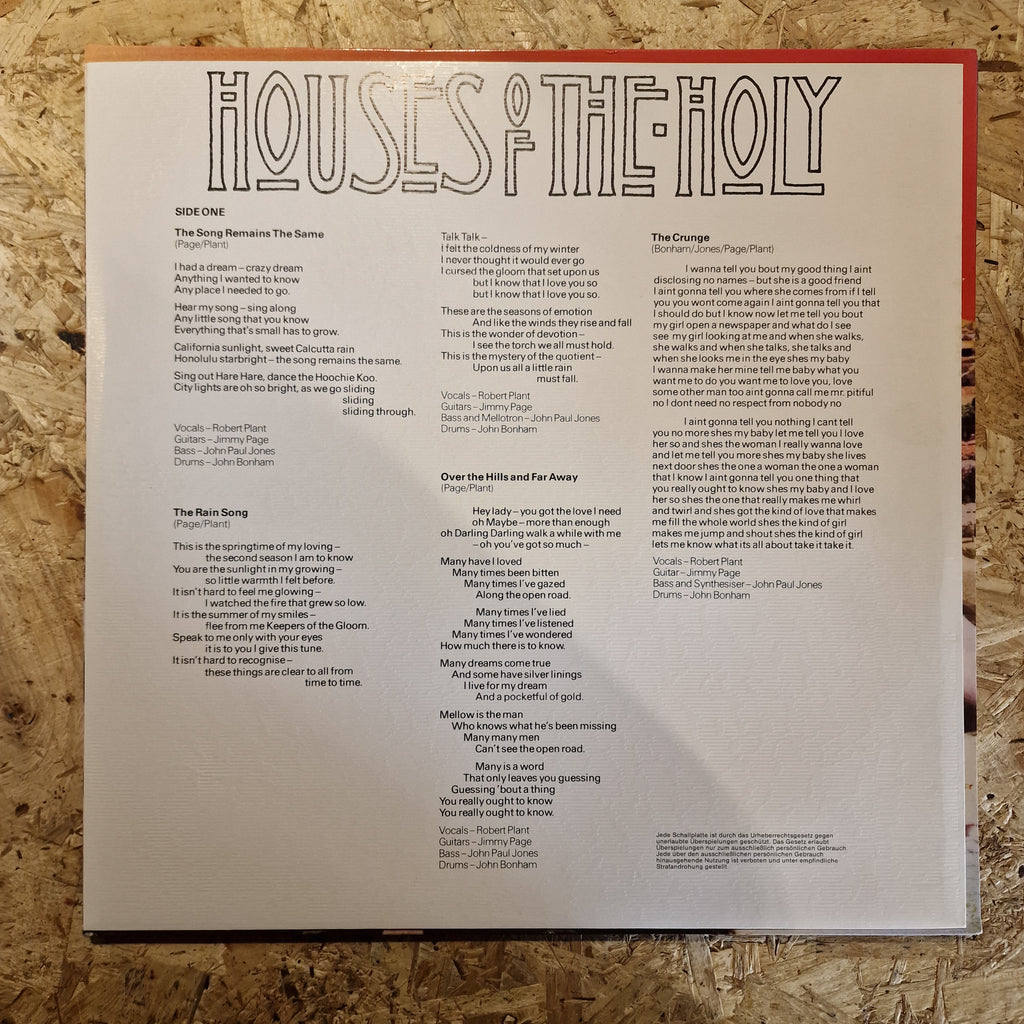 Led Zeppelin – Houses Of The Holy