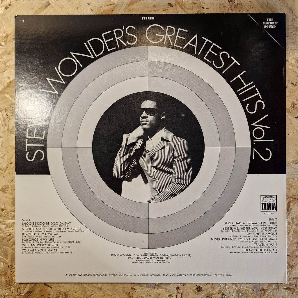 Stevie Wonder ‎– Stevie Wonder's Greatest Hits Vol. 2