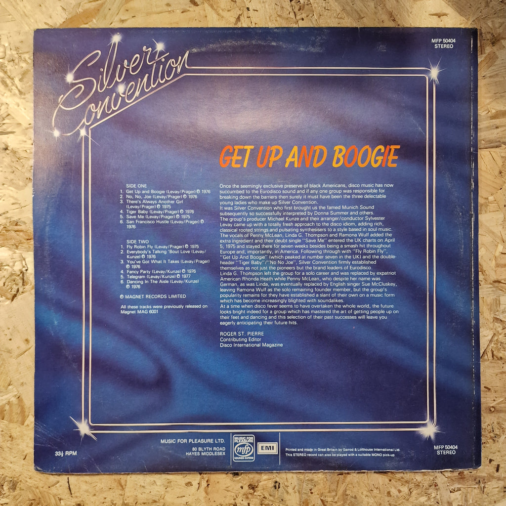 Silver Convention ‎– Get Up And Boogie