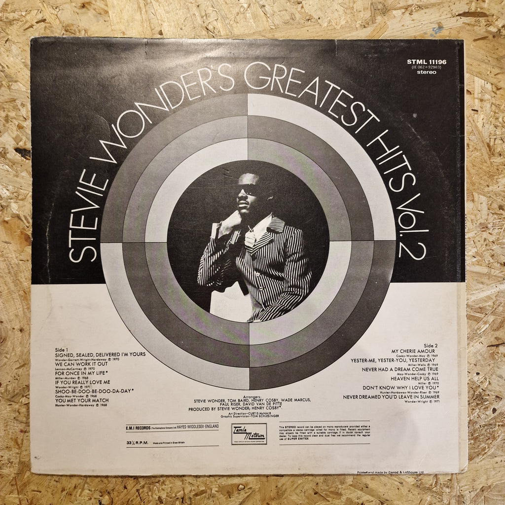 Stevie Wonder – Stevie Wonder's Greatest Hits Vol. 2