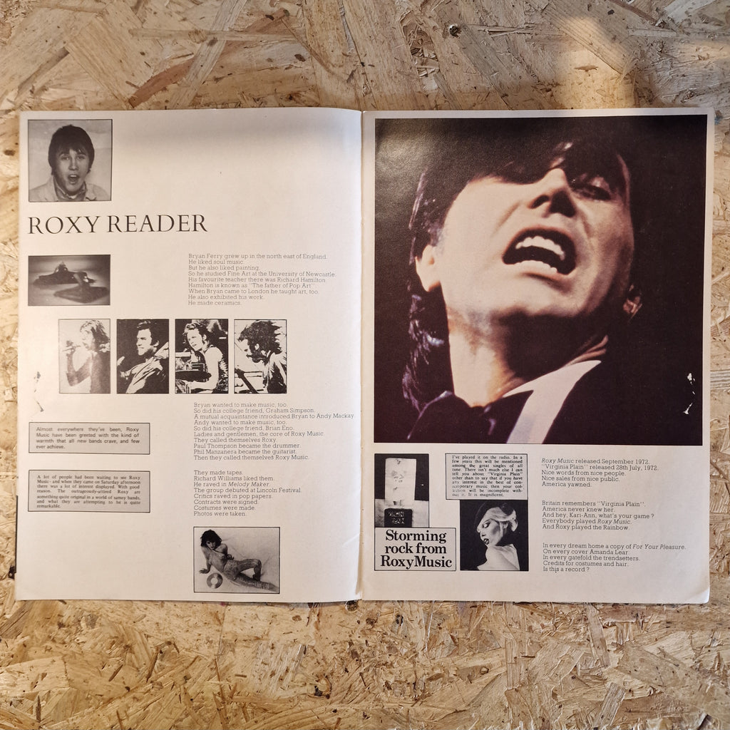 Roxy Music - Siren Tour Programme (1975)