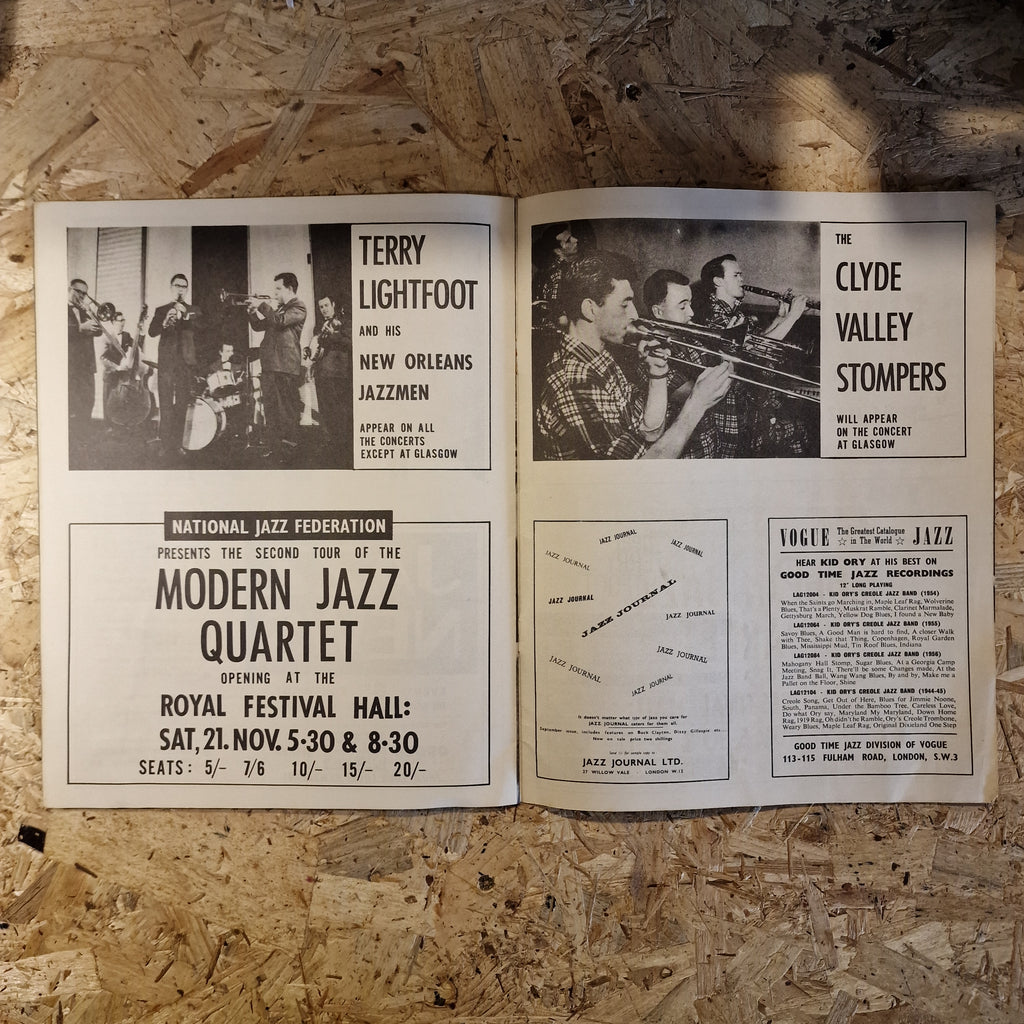 Kid Ory & His Creole Jazz Band - Souvenir Programme (c.1950s)