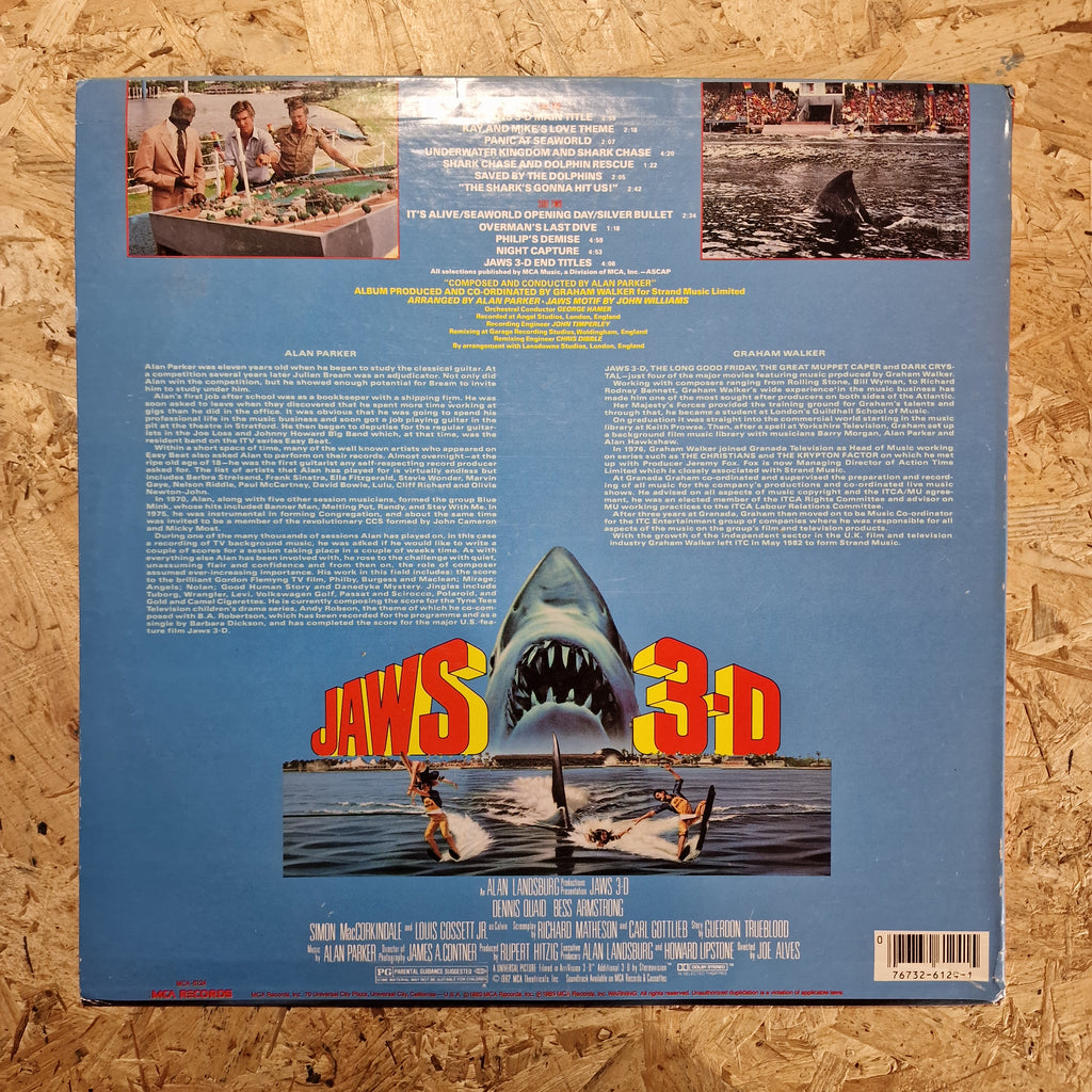 Alan Parker – Jaws 3-D - Music From The Original Motion Picture Soundtrack