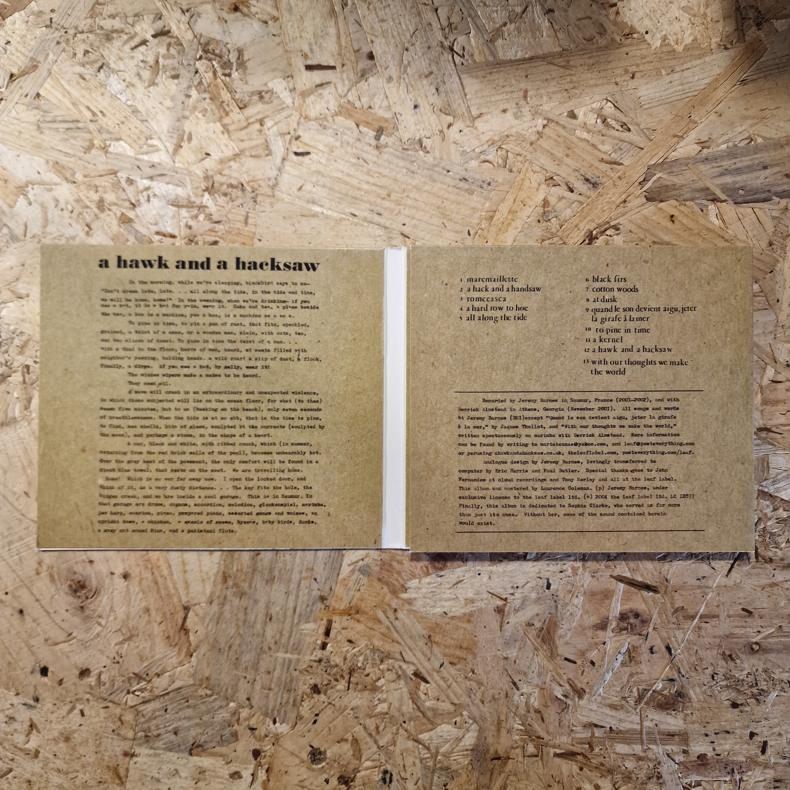 A Hawk And A Hacksaw – A Hawk And A Hacksaw