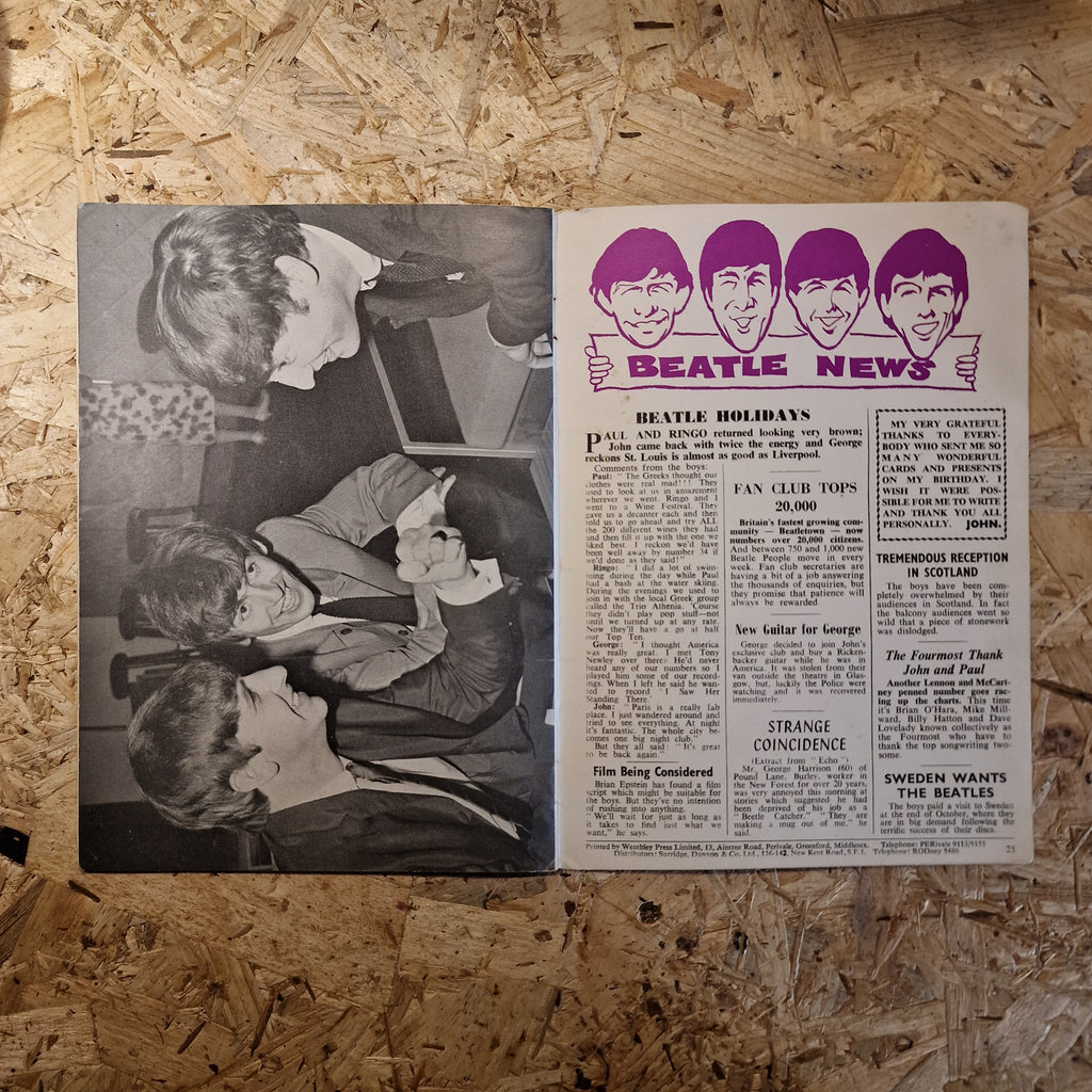 The Beatles Monthly Book - No. 4 (Nov. 1963)