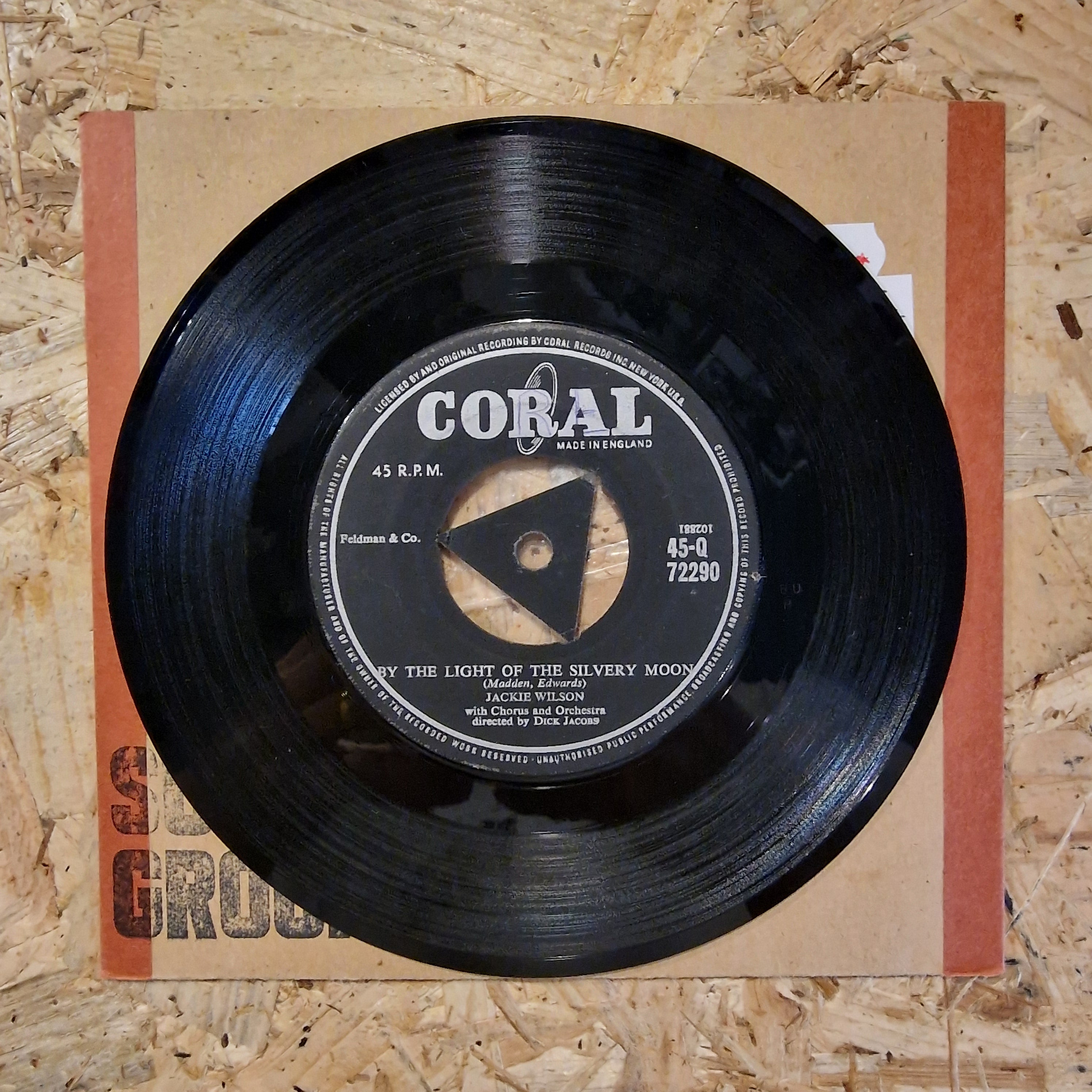 Jackie Wilson – Reet Petite 7" Single 1957 UK Press