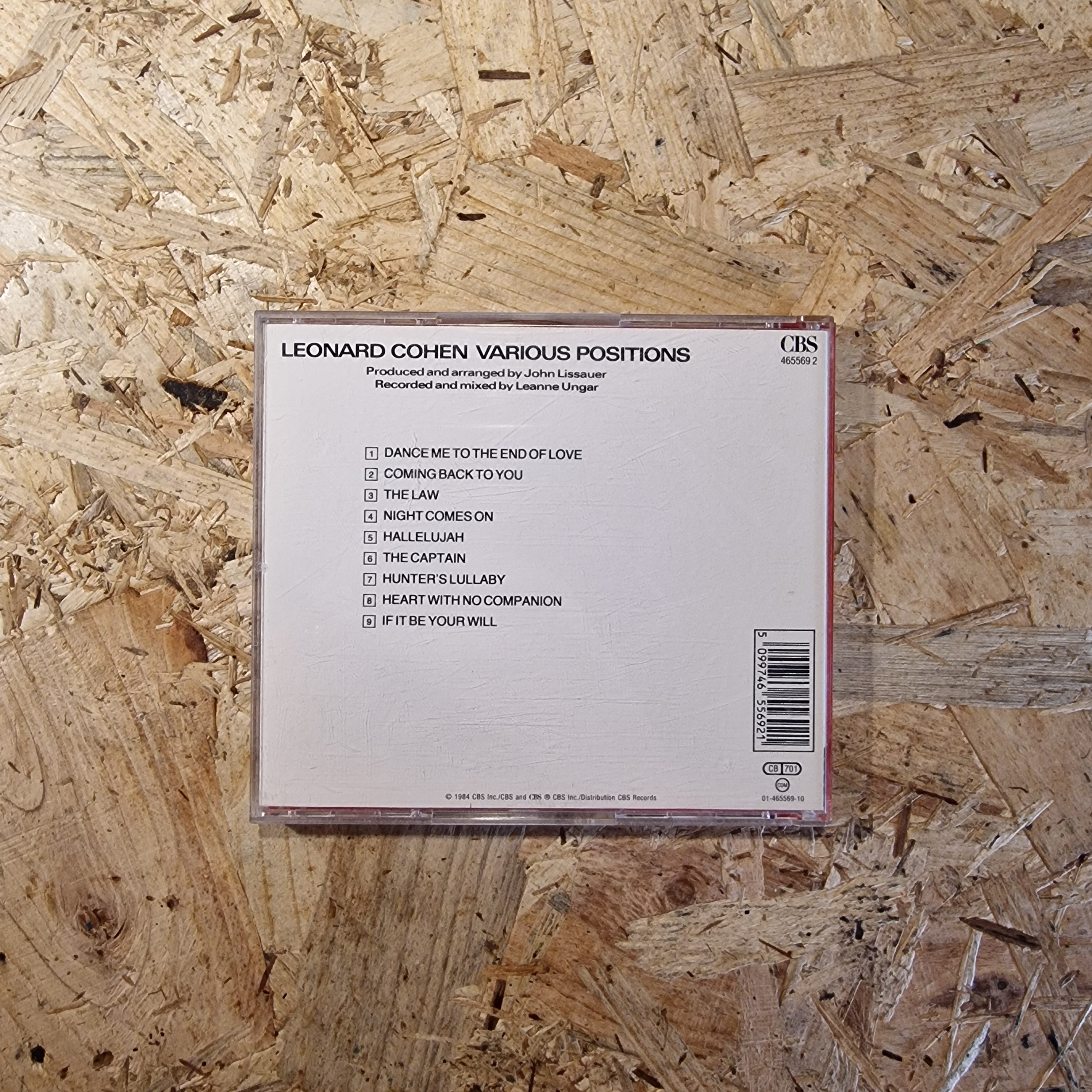 Leonard Cohen – Various Positions