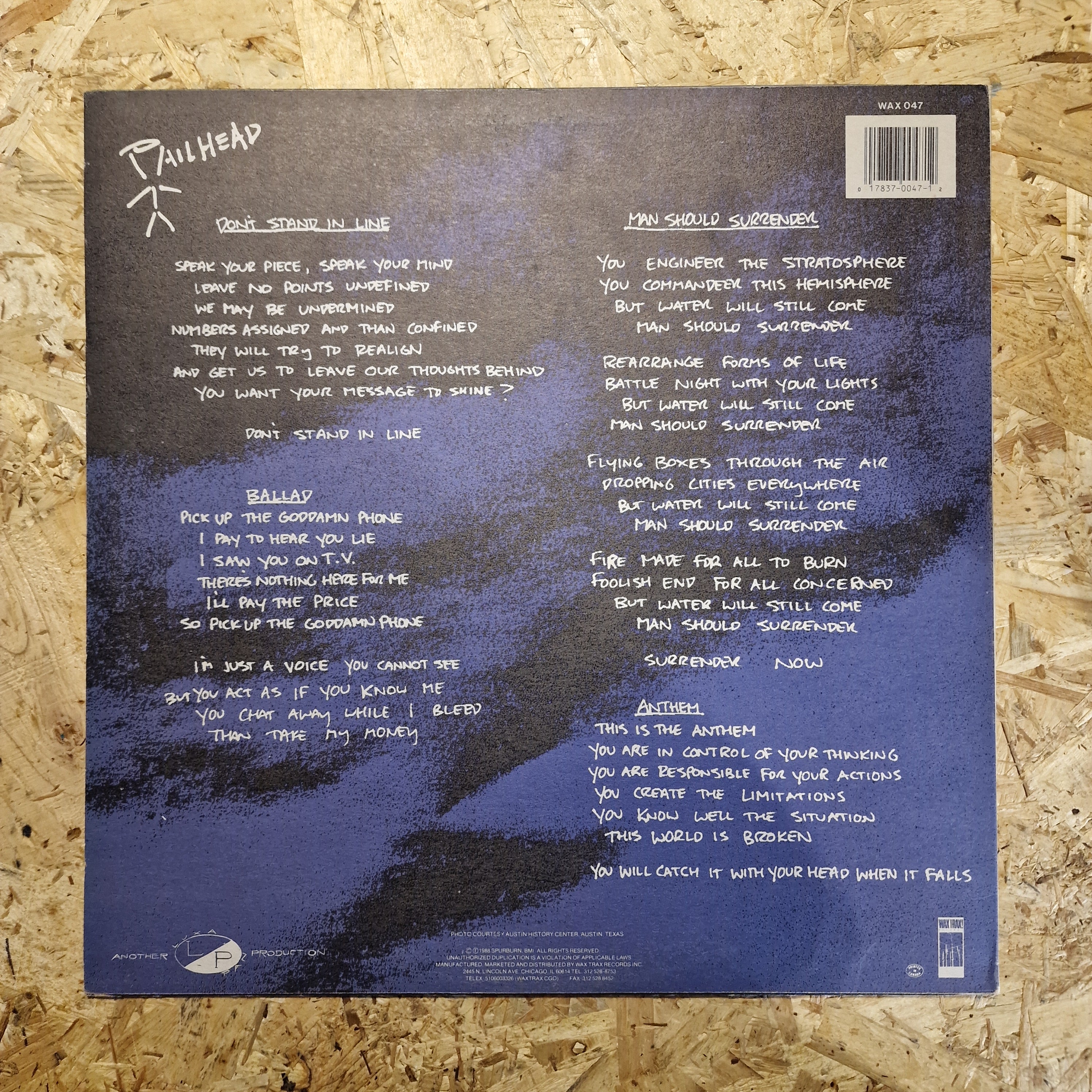 Pailhead – Trait