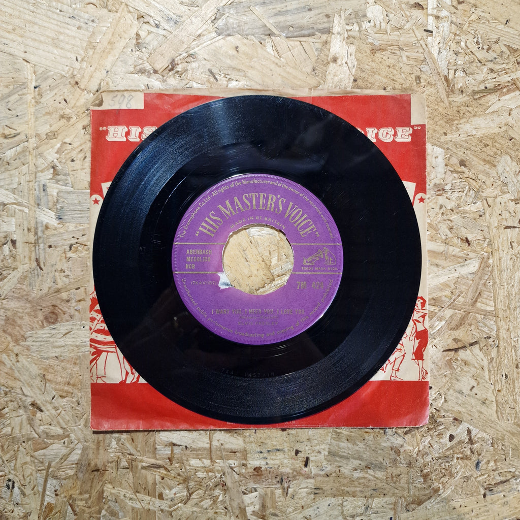Elvis Presley – My Baby Left Me / I Want You, I Need You, I Love You